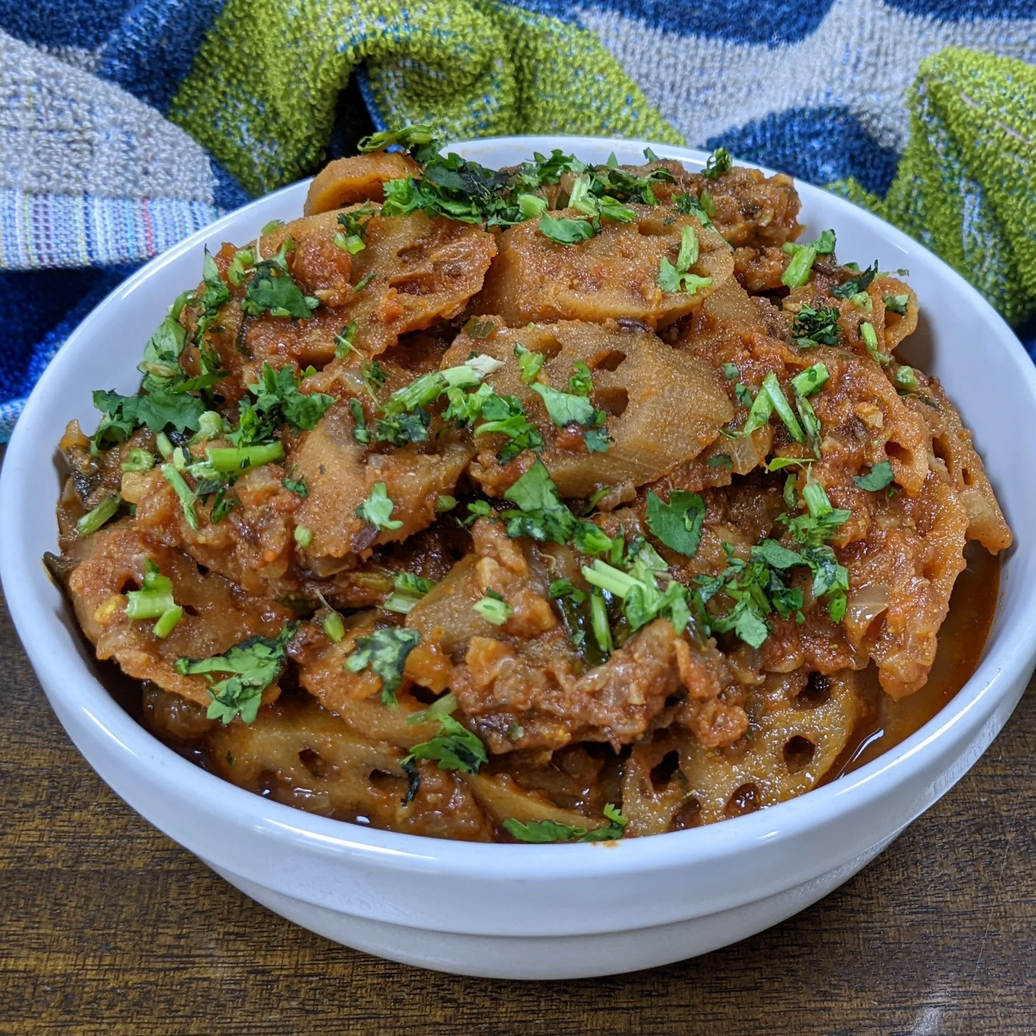 Homemade Kamal Kakdi Sabzi Recipe