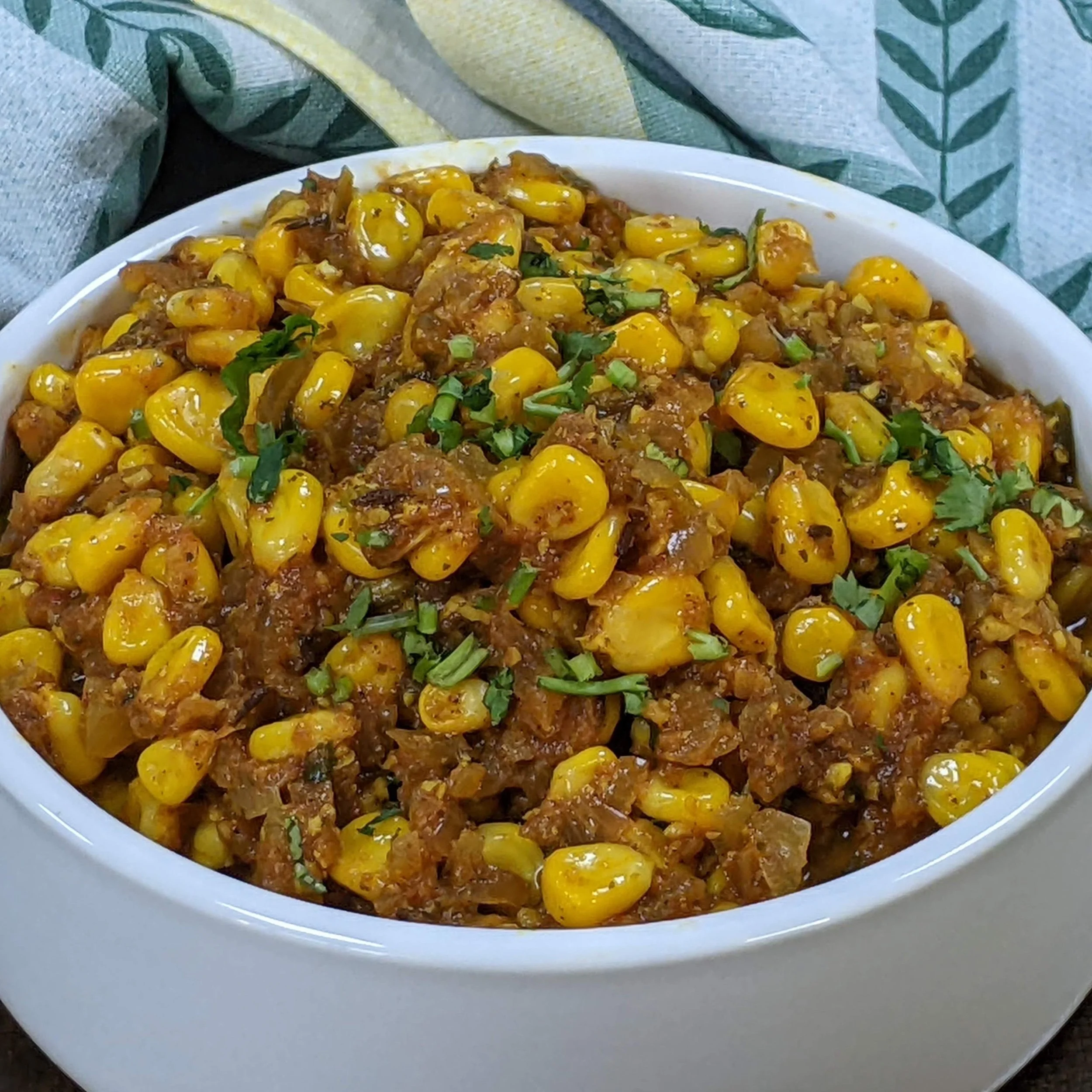Homemade Corn Sabzi Recipe