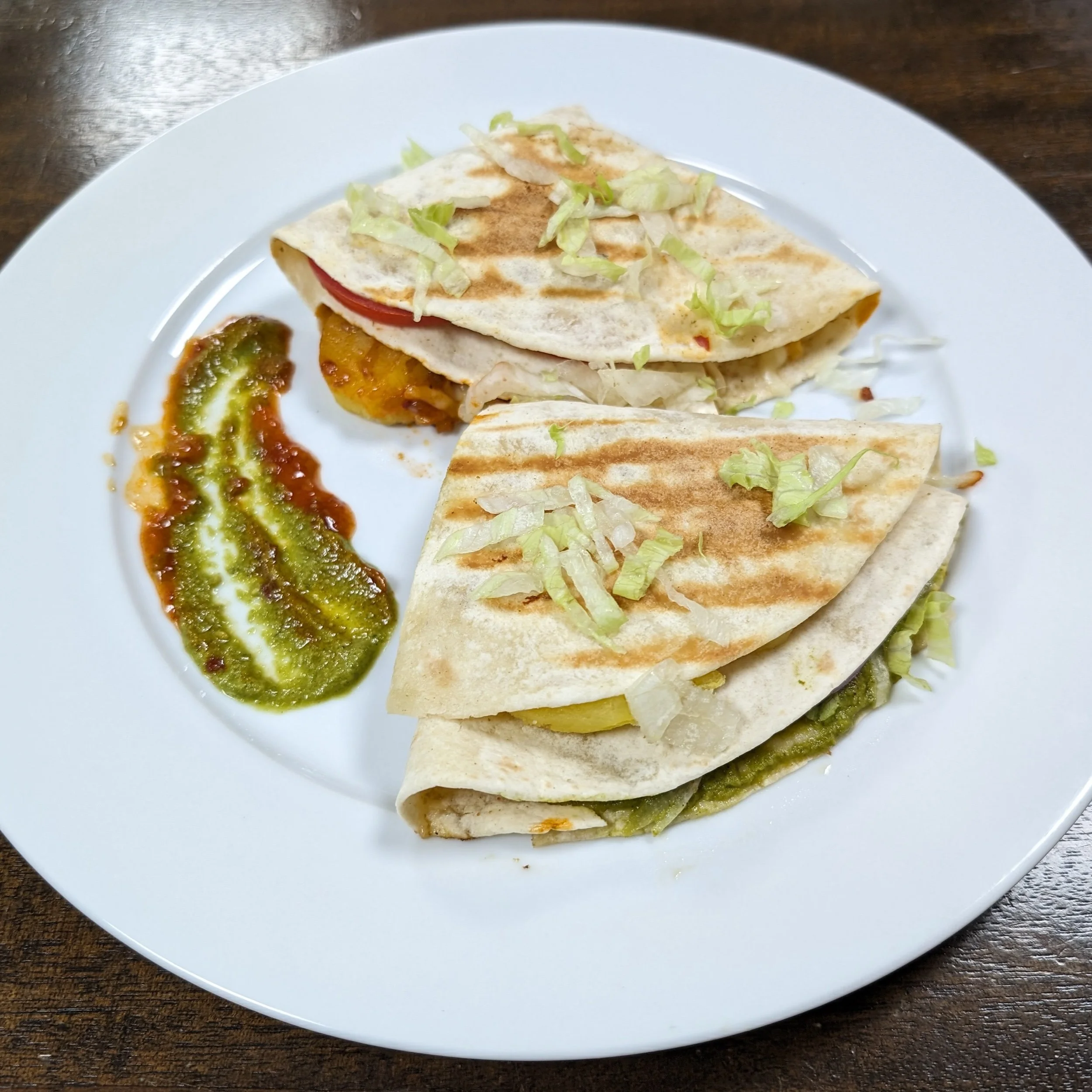 Homemade Tortilla Wrap Sandwich Recipe