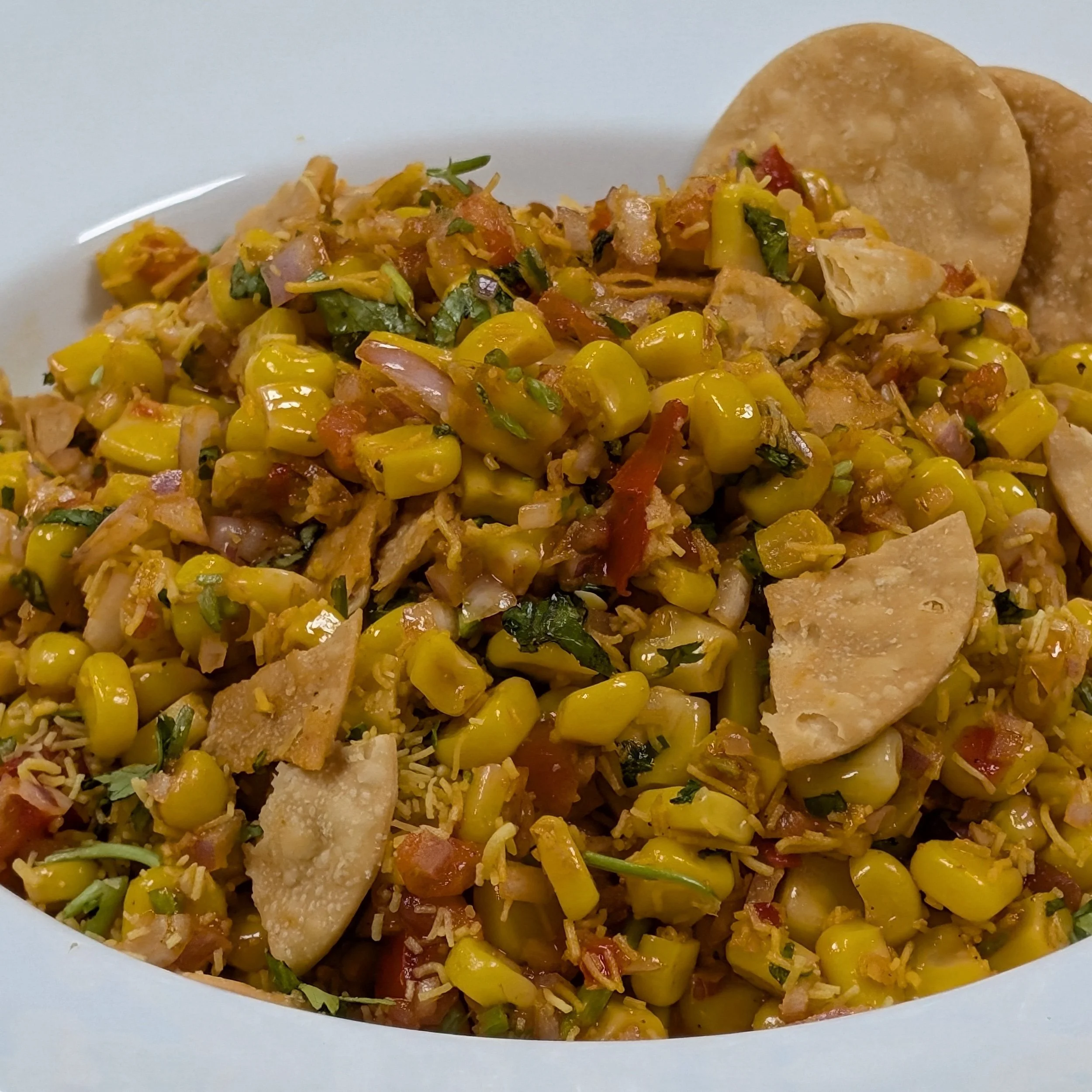 Homemade Corn Chaat Recipe