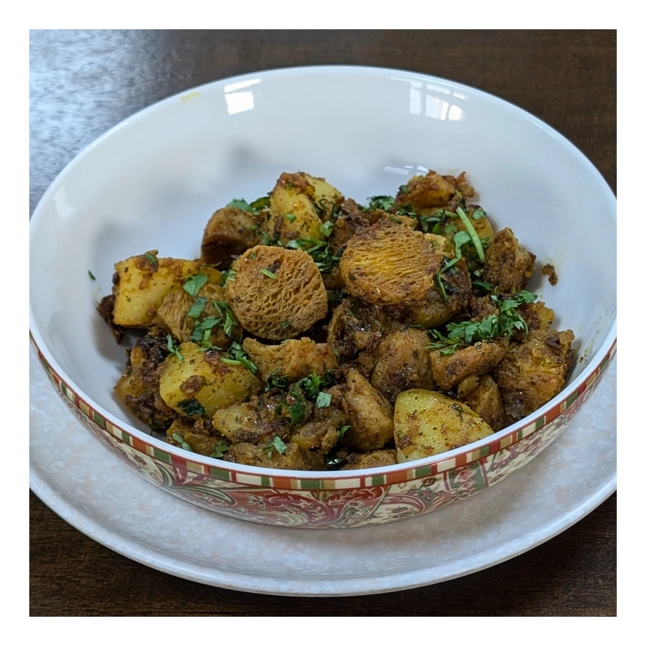 Homemade Soya Aloo Sabzi Recipe