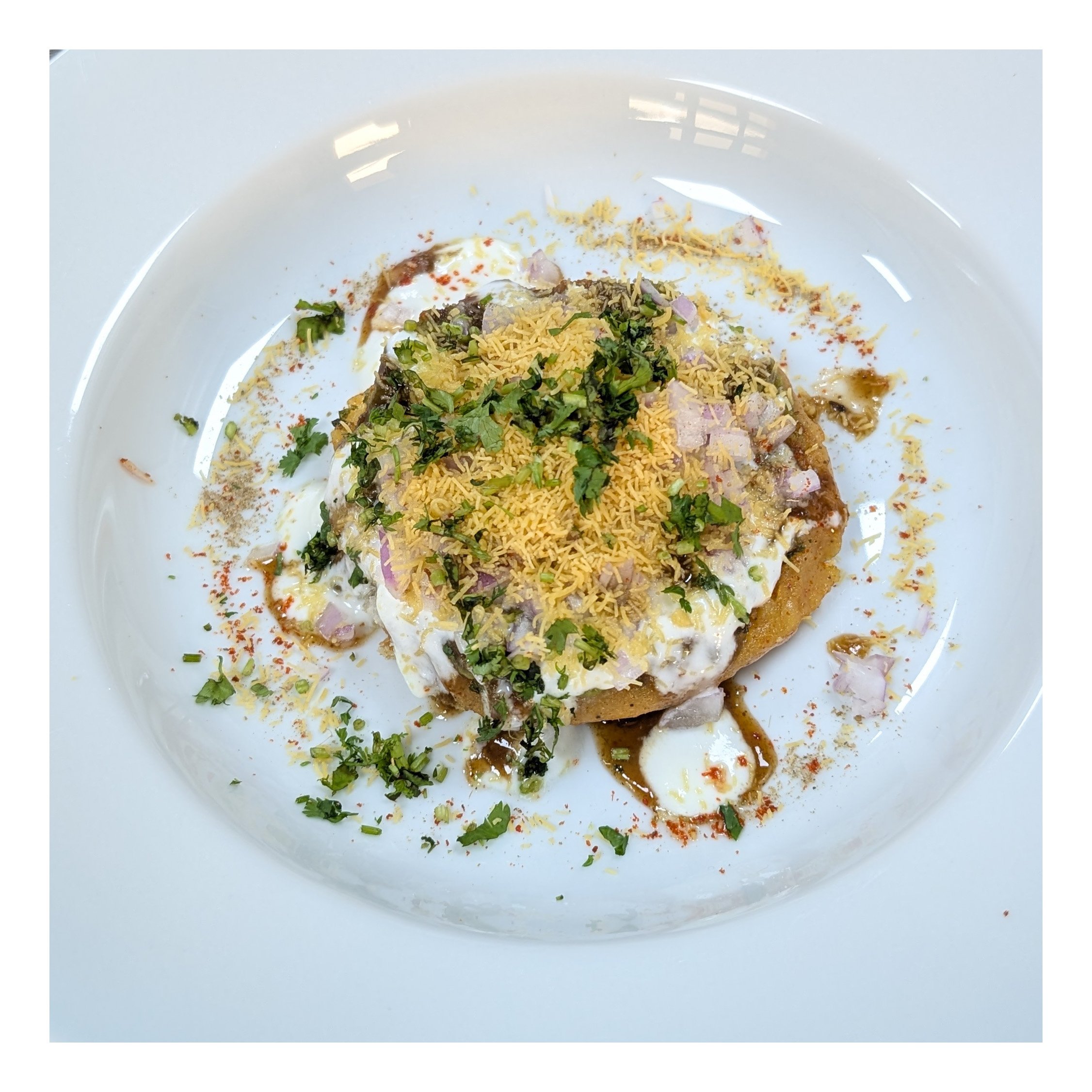 Homemade Bread Tikki Chaat Recipe