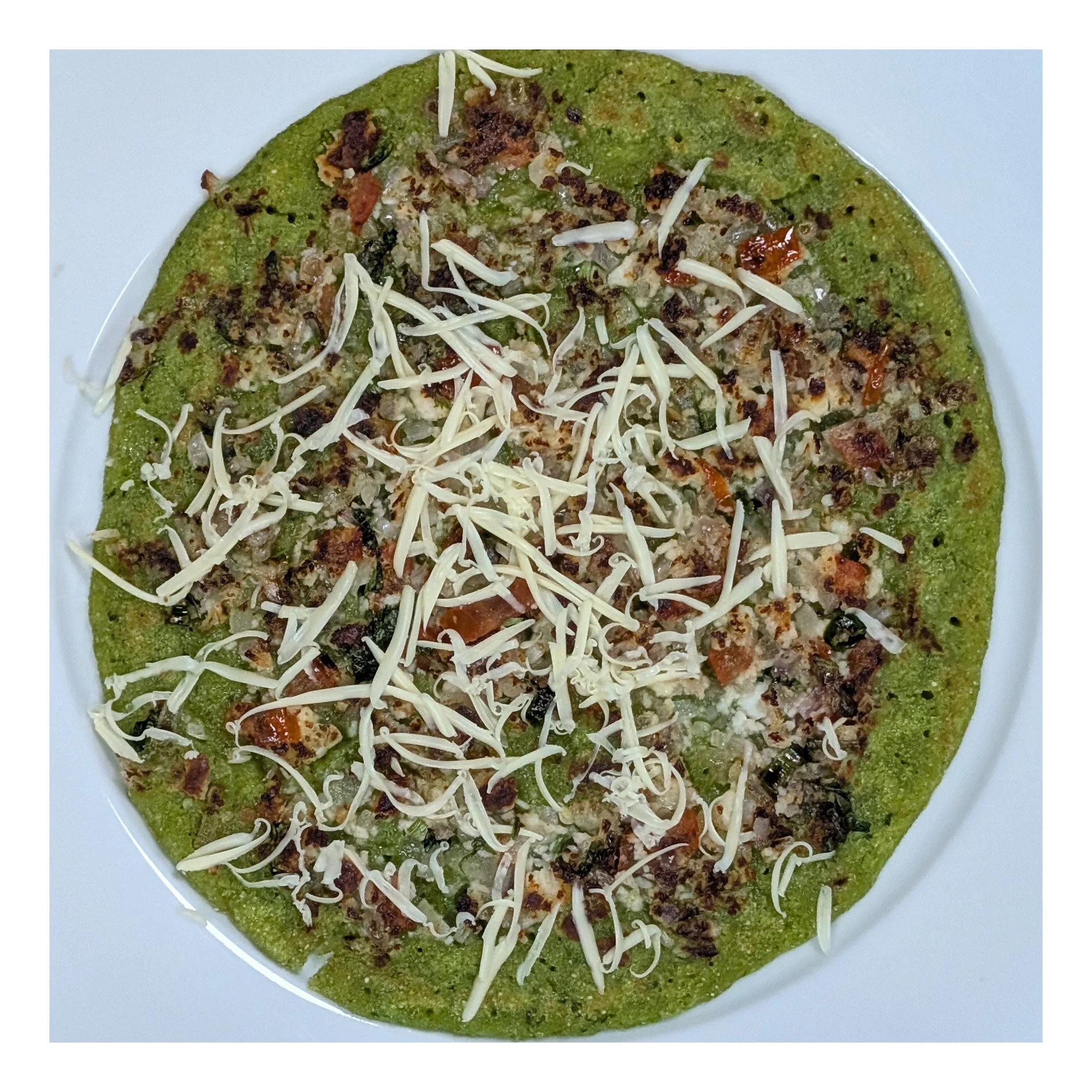 Homemade Instant Palak Rawa Uttapam Recipe