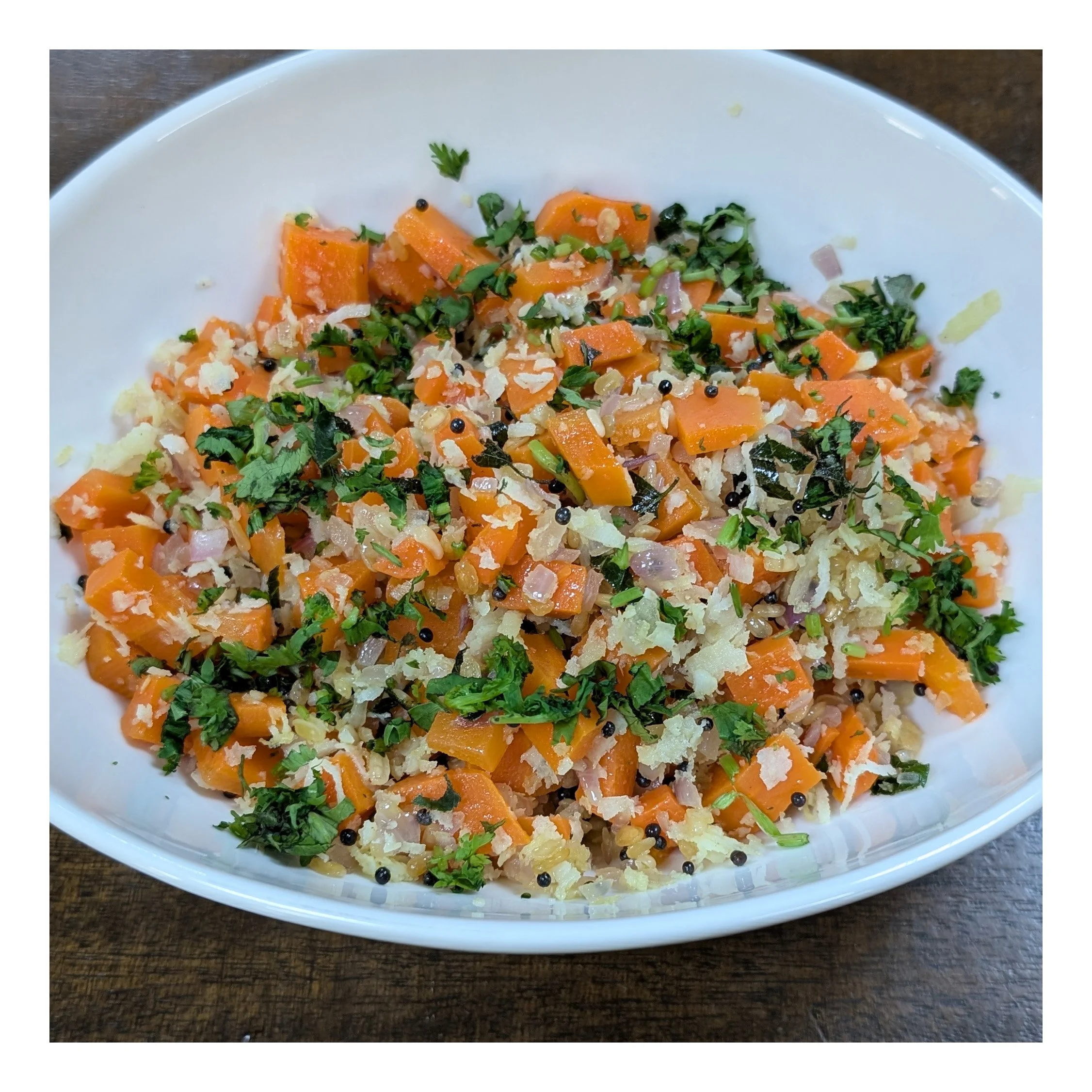 Homemade Carrot Poriyal Recipe