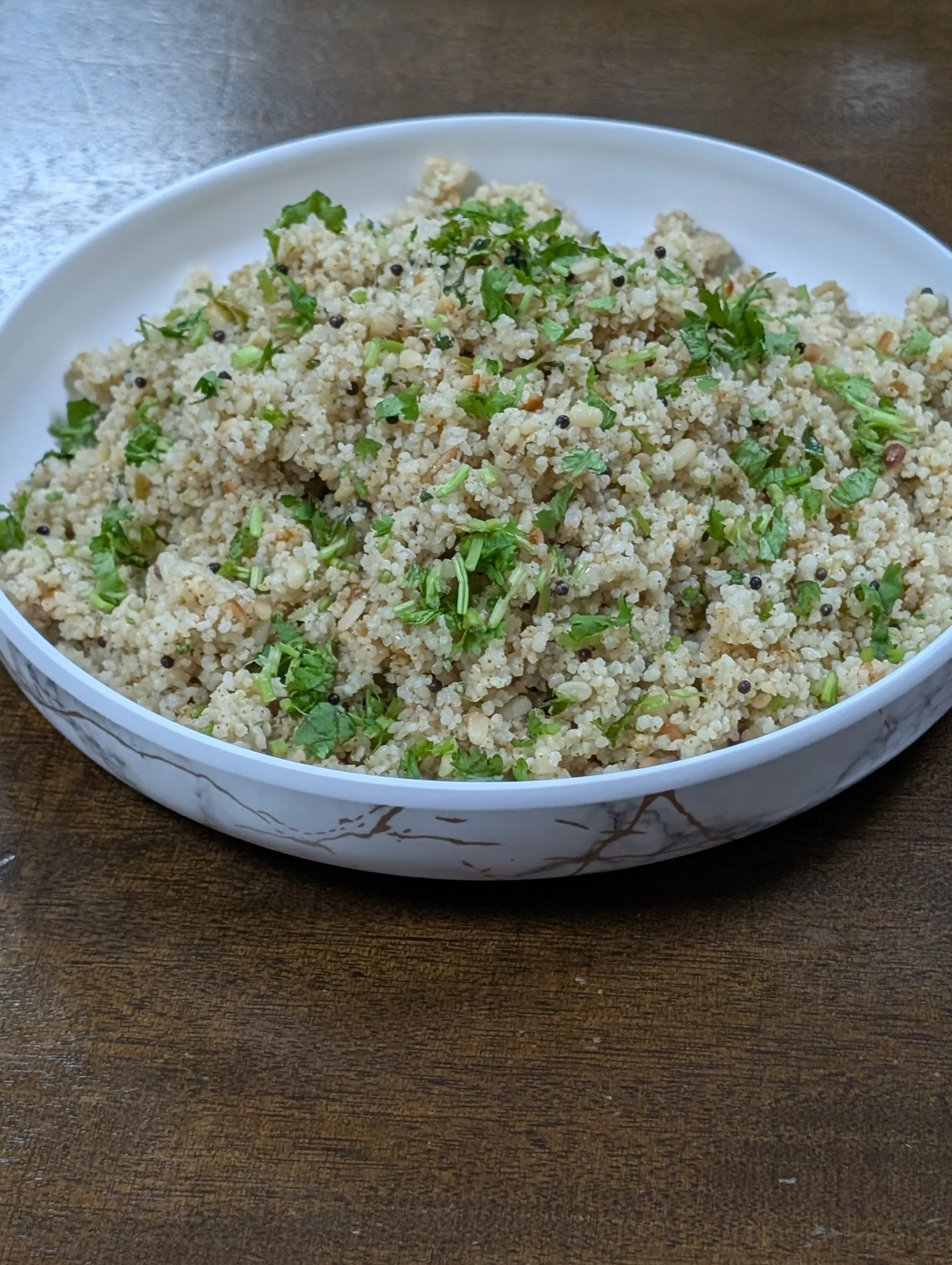 Homemade Barnyard Upma Recipe