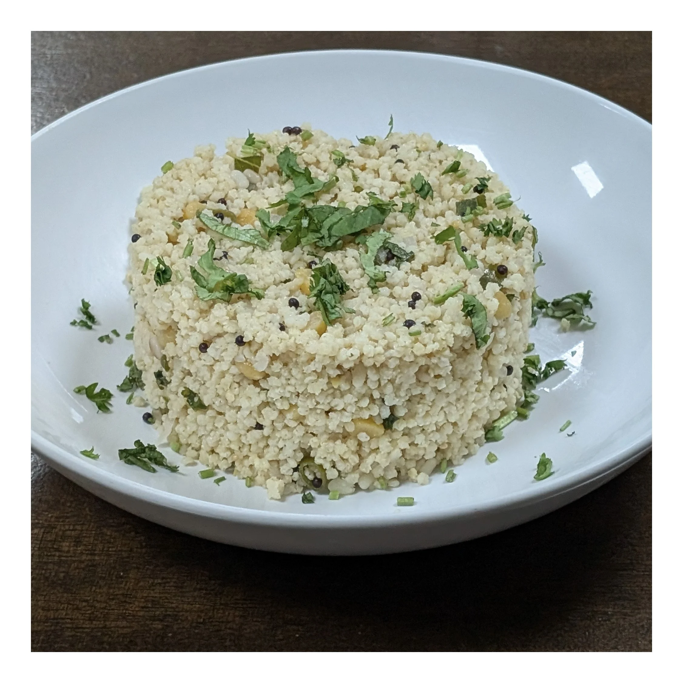 Homemade Foxtail Millet Upma Recipe