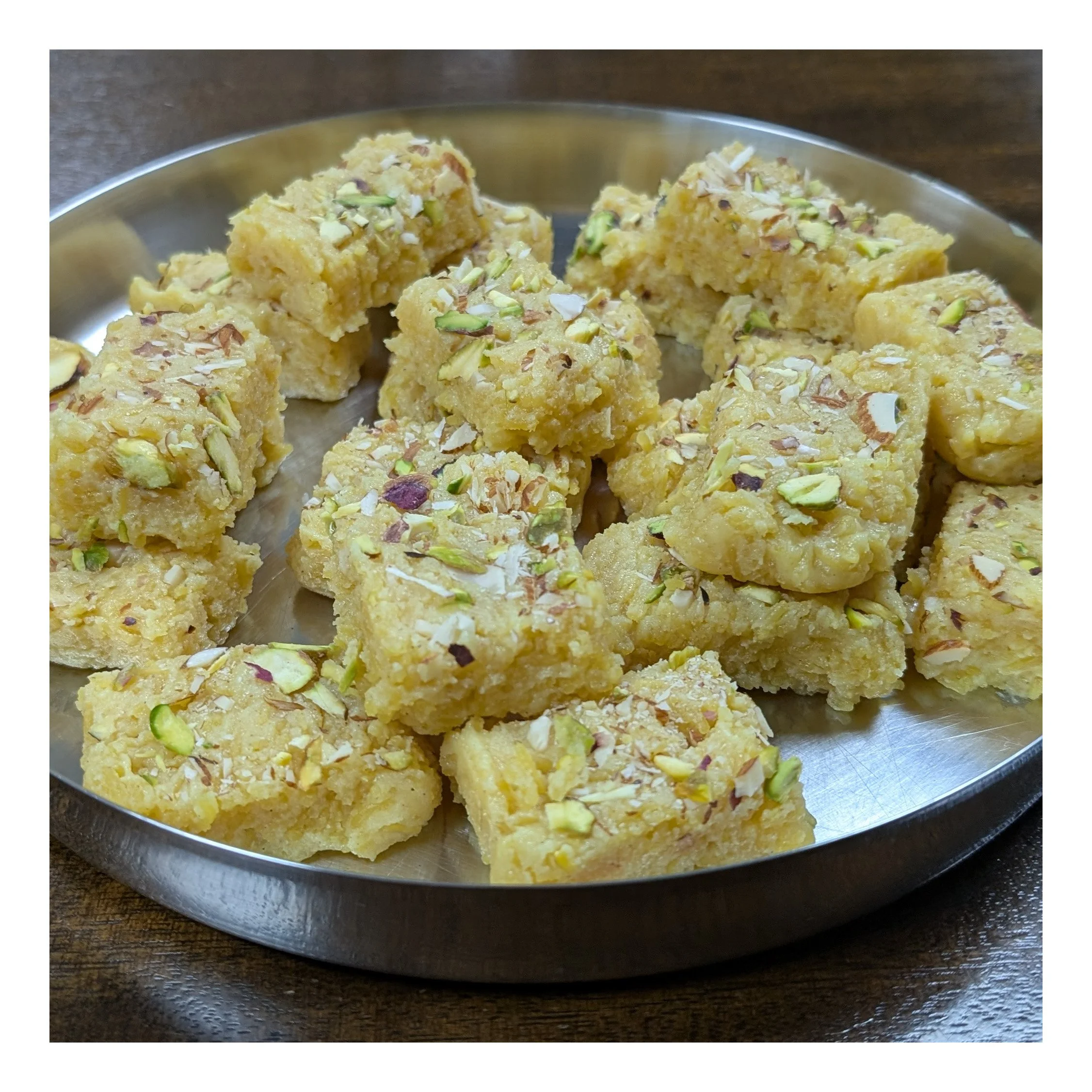Homemade Sev Barfi Recipe 