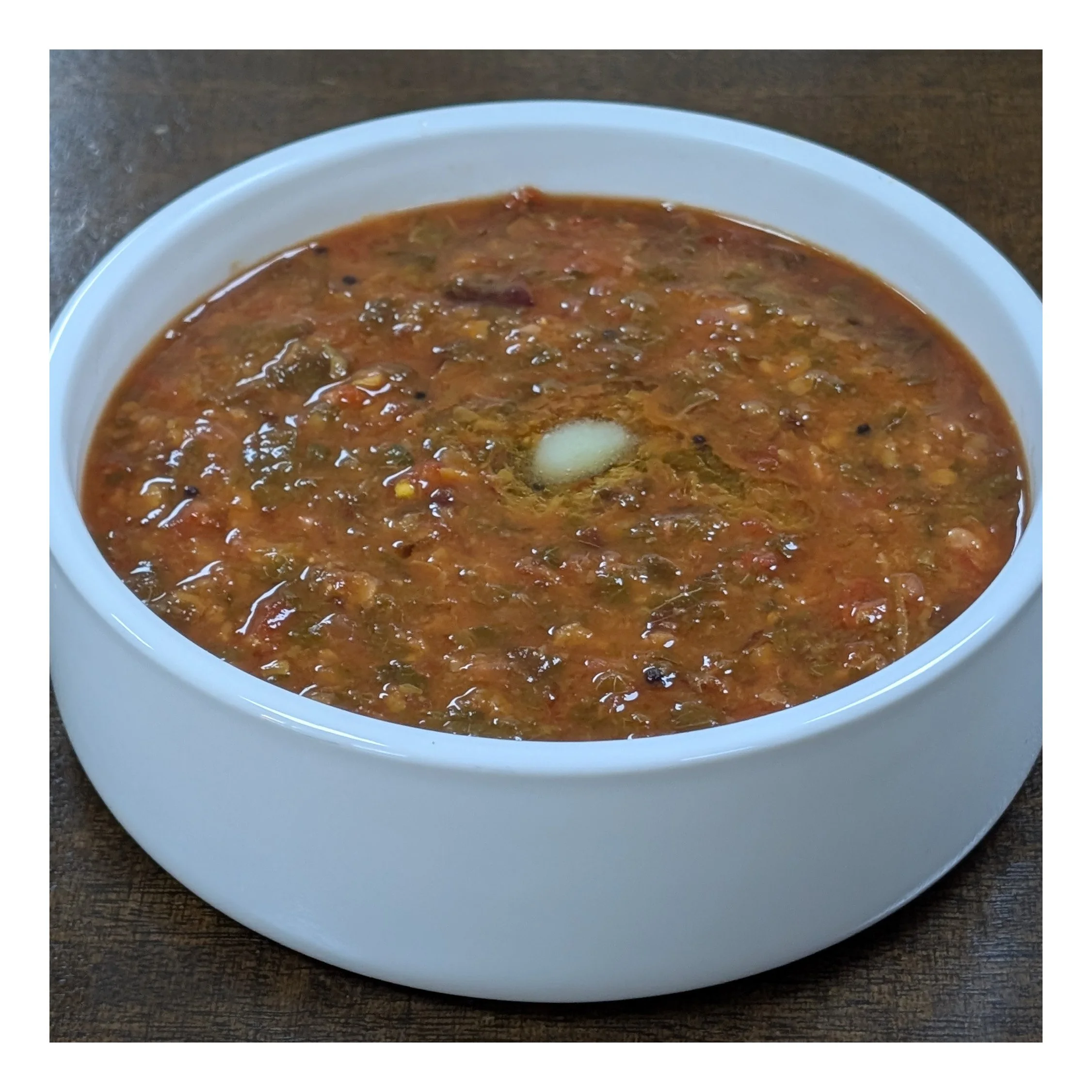 Homemade Red Spinach and Dal Recipe