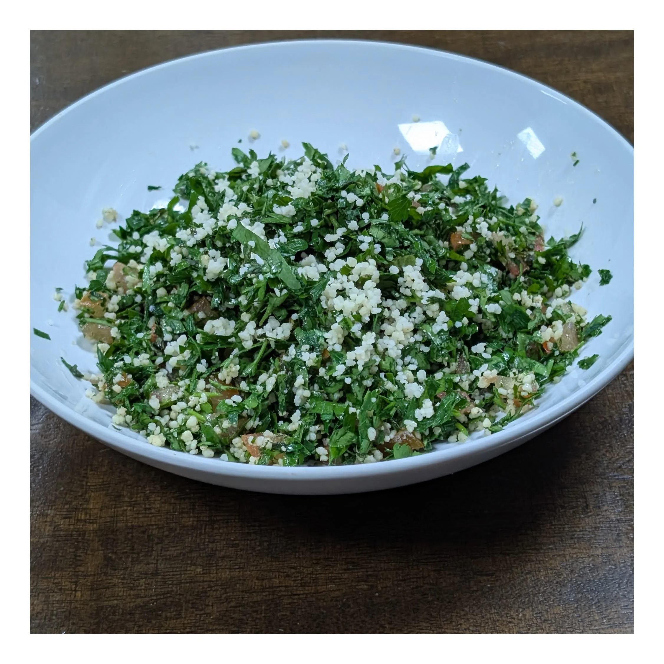 Homemade Lebanese Tabbouleh Salad Recipe