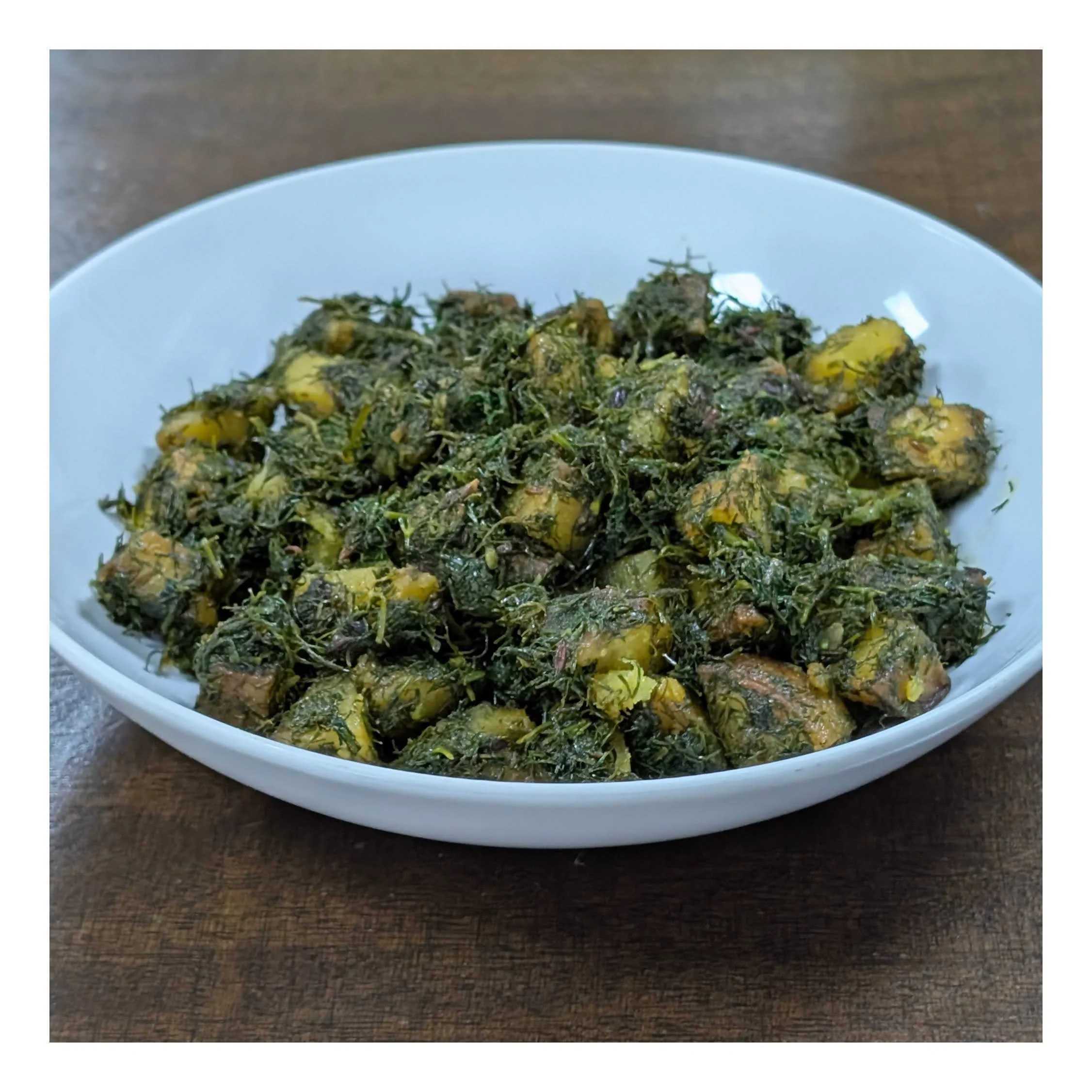 Homemade Aloo Suva Sabzi Recipe