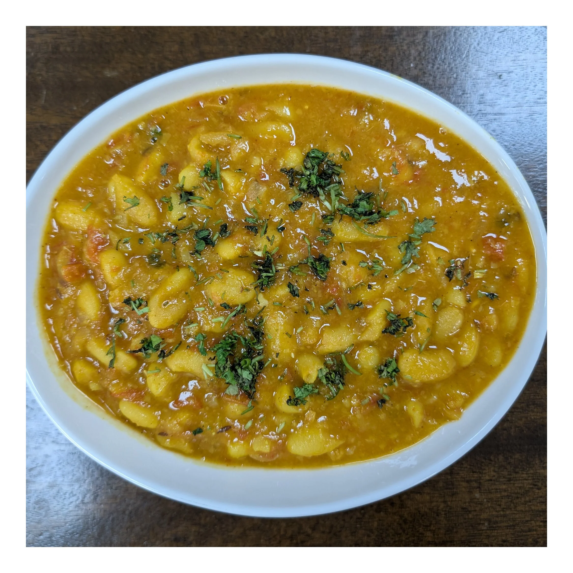Homemade White Bean Curry Recipe