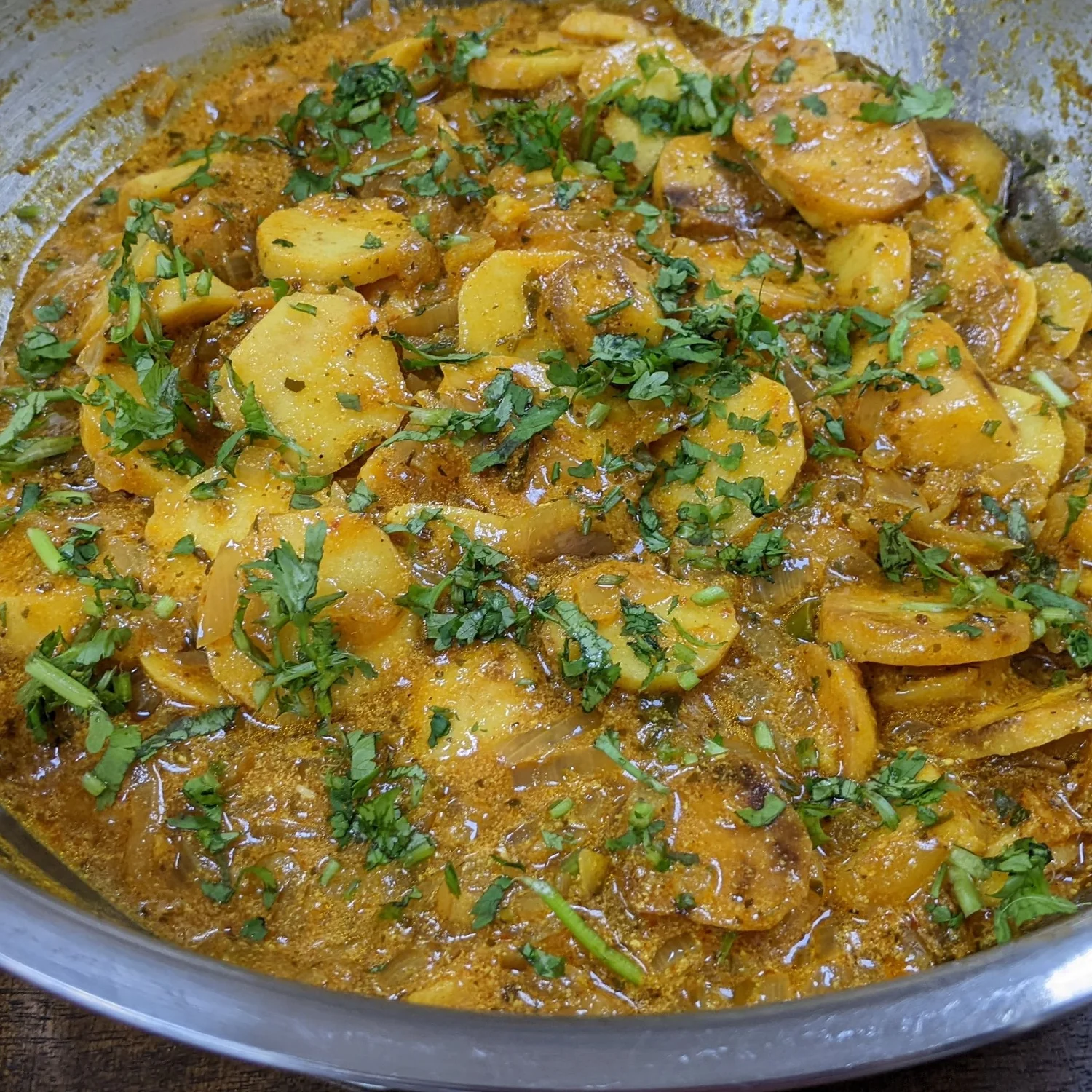 Homemade Shahi Arbi Ki Sabzi Recipe — Chhaya's Food