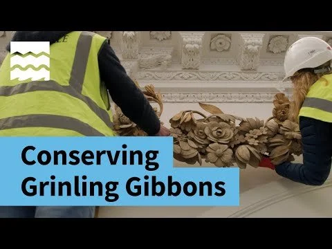 Conserving Work by Master Woodcarver Grinling Gibbons at Kensington Palace