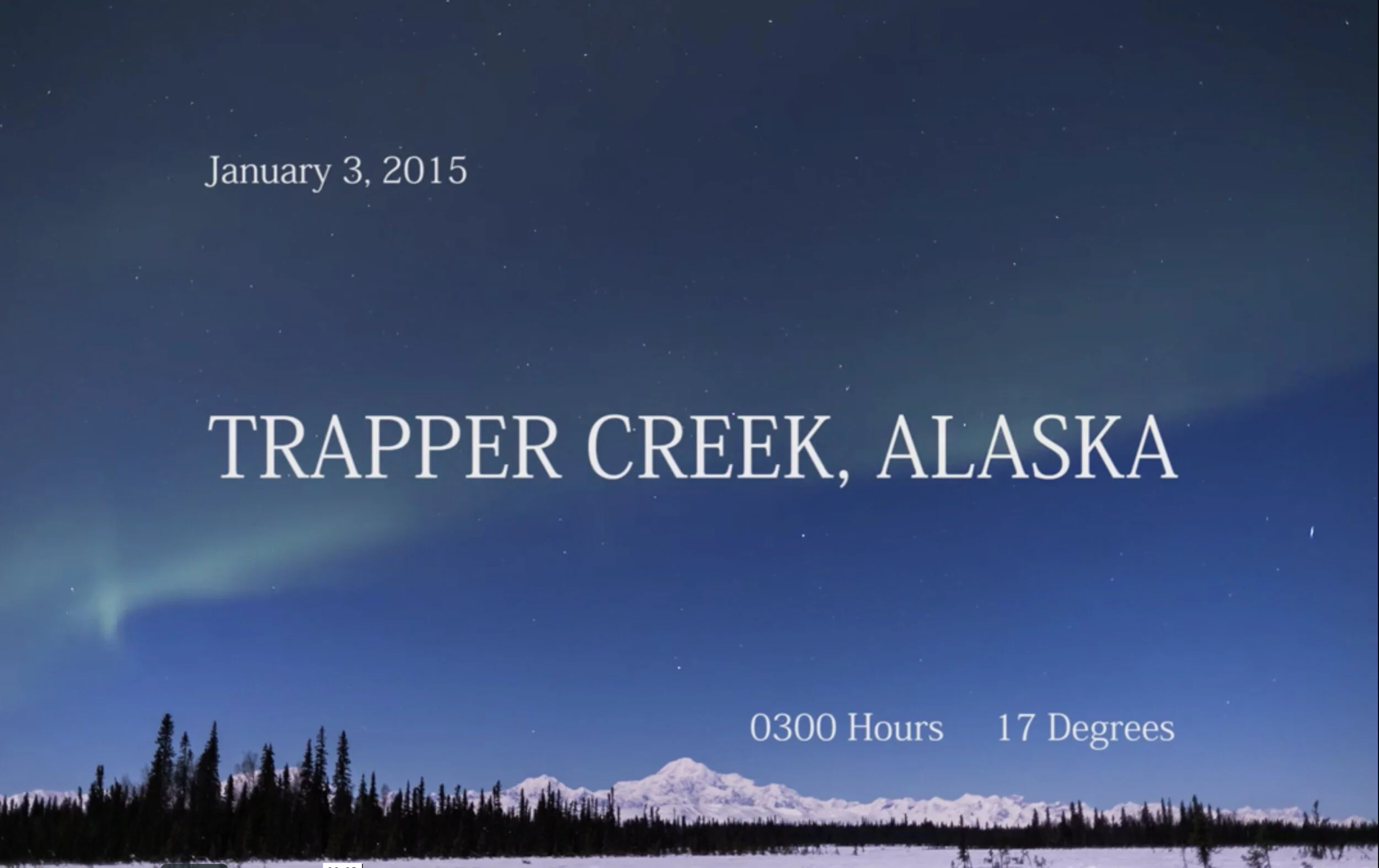 Northern Lights - January 2015