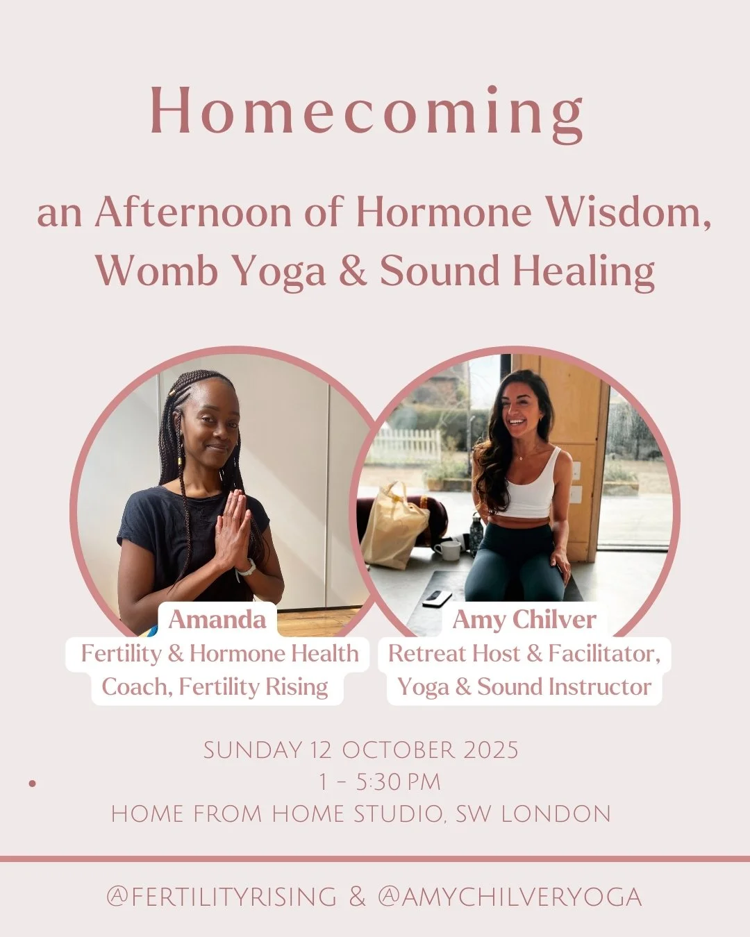An afternoon of Hormone Wisdom, Womb Yoga & Sound Healing <3