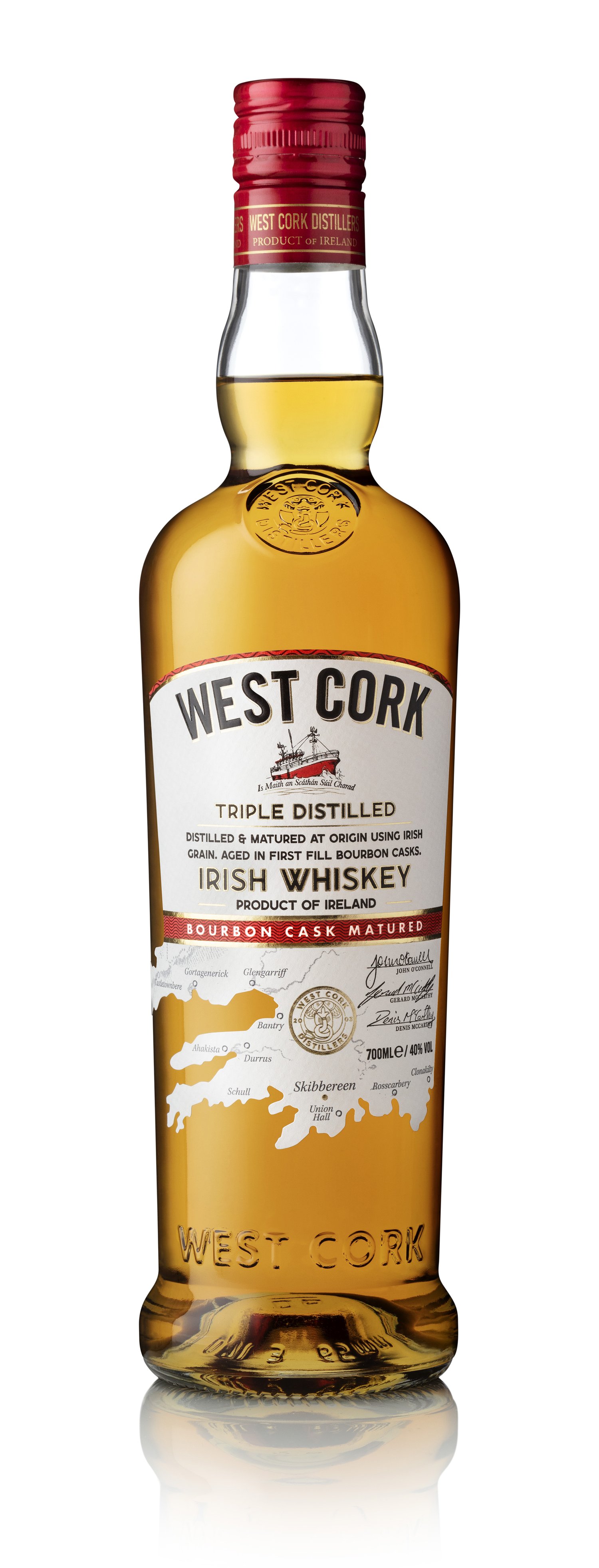 West Cork Bourbon Cask Irish West Whiskey Distillers — Cork