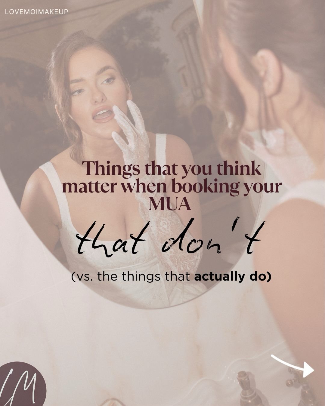 You only know what you know right? So let me make it easier for you: here&rsquo;s the things Brides to be so often think matter when picking their bridal makeup artist. Honestly? It&rsquo;s easy to get it wrong ~ it&rsquo;s overwhelming, noisy and a 