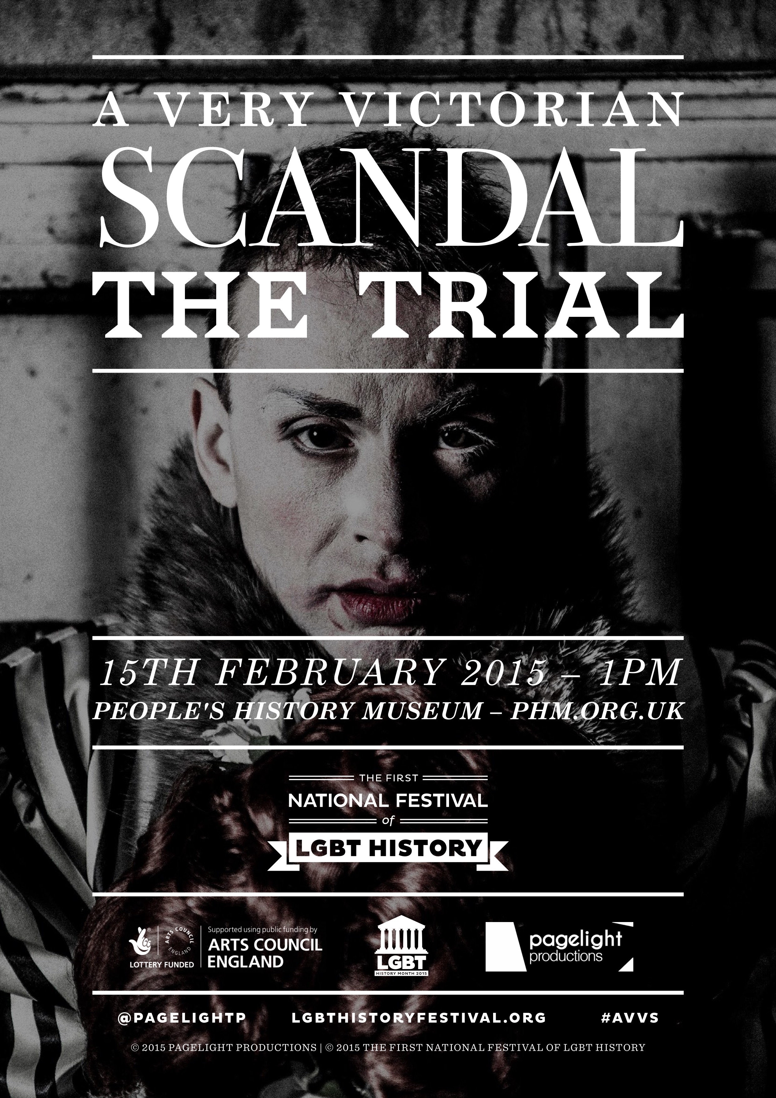 THE POSTER FOR AVVS: THE TRIAL FEATURING DAN WALLACE (PHOTO CREDIT: DANIEL MEE)