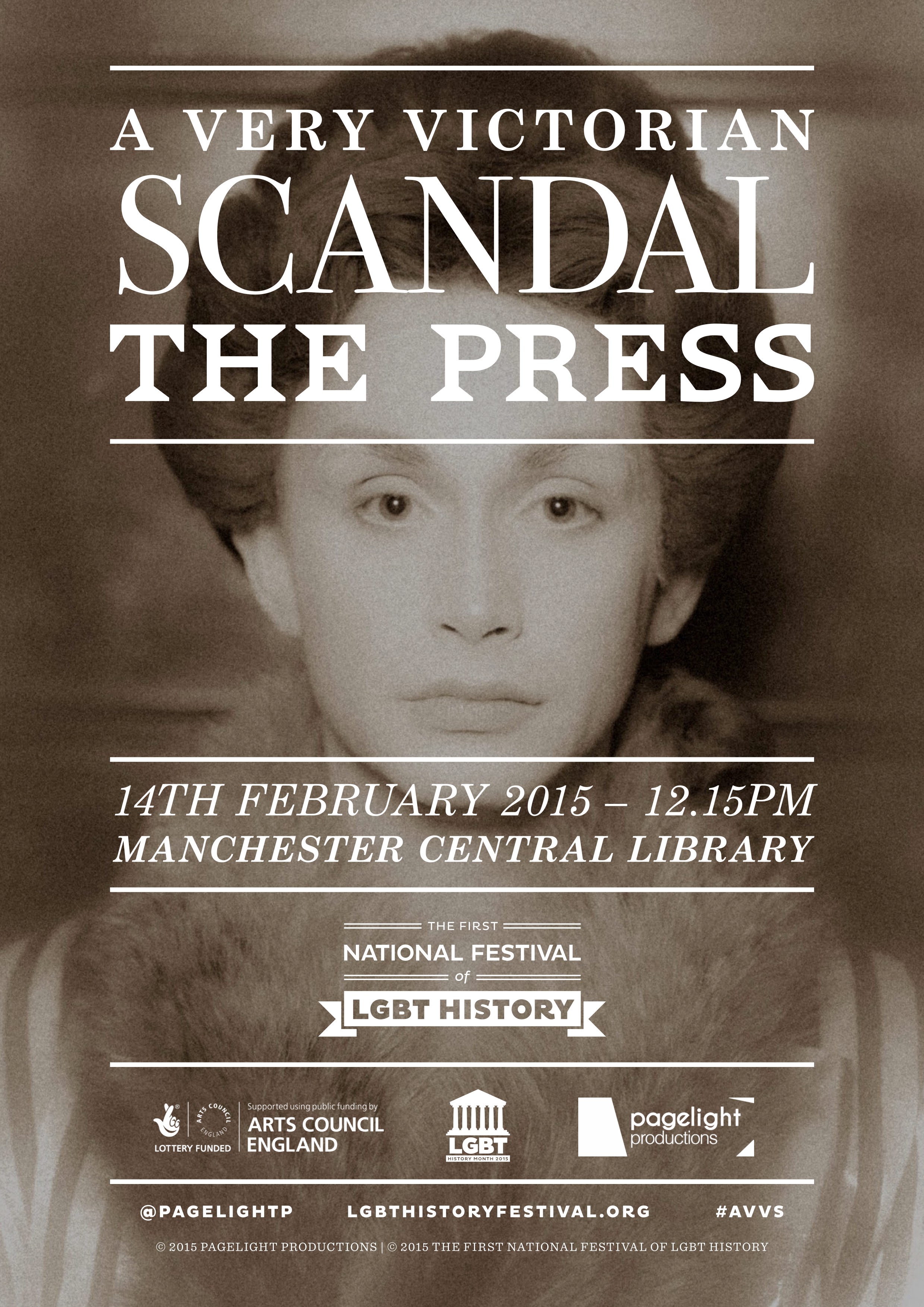 THE ORIGINAL POSTER FOR AVVS: THE PRESS (PHOTO CREDIT: DANIEL MEE)