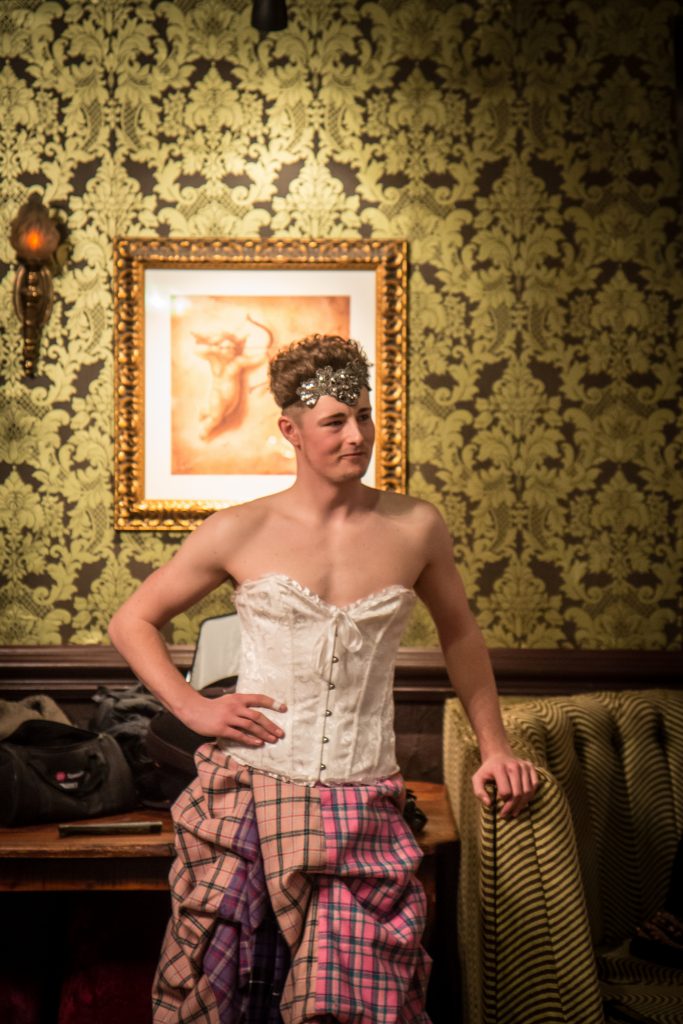 ONE OF THE CAN-CAN BOYS FROM A VERY VICTORIAN SCANDAL