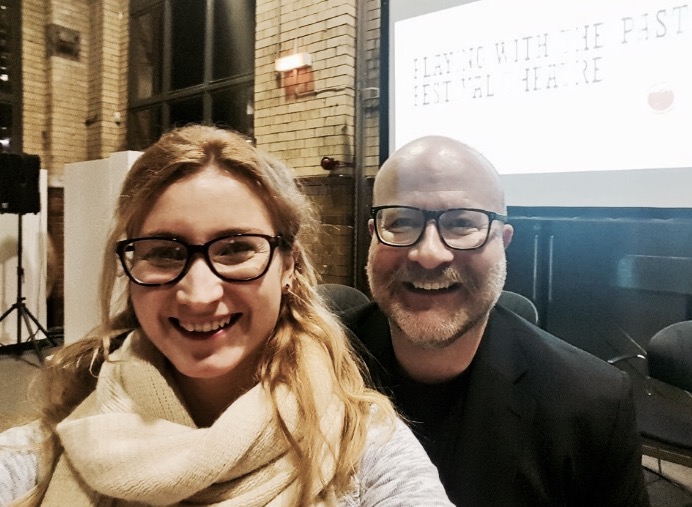 ABI HYNES AND STEPHEN M HORNBY AT THE PEOPLE’S HISTORY MUSEUM IN MANCHESTER FOR THEIR TALK “PLAYING WITH THE PAST