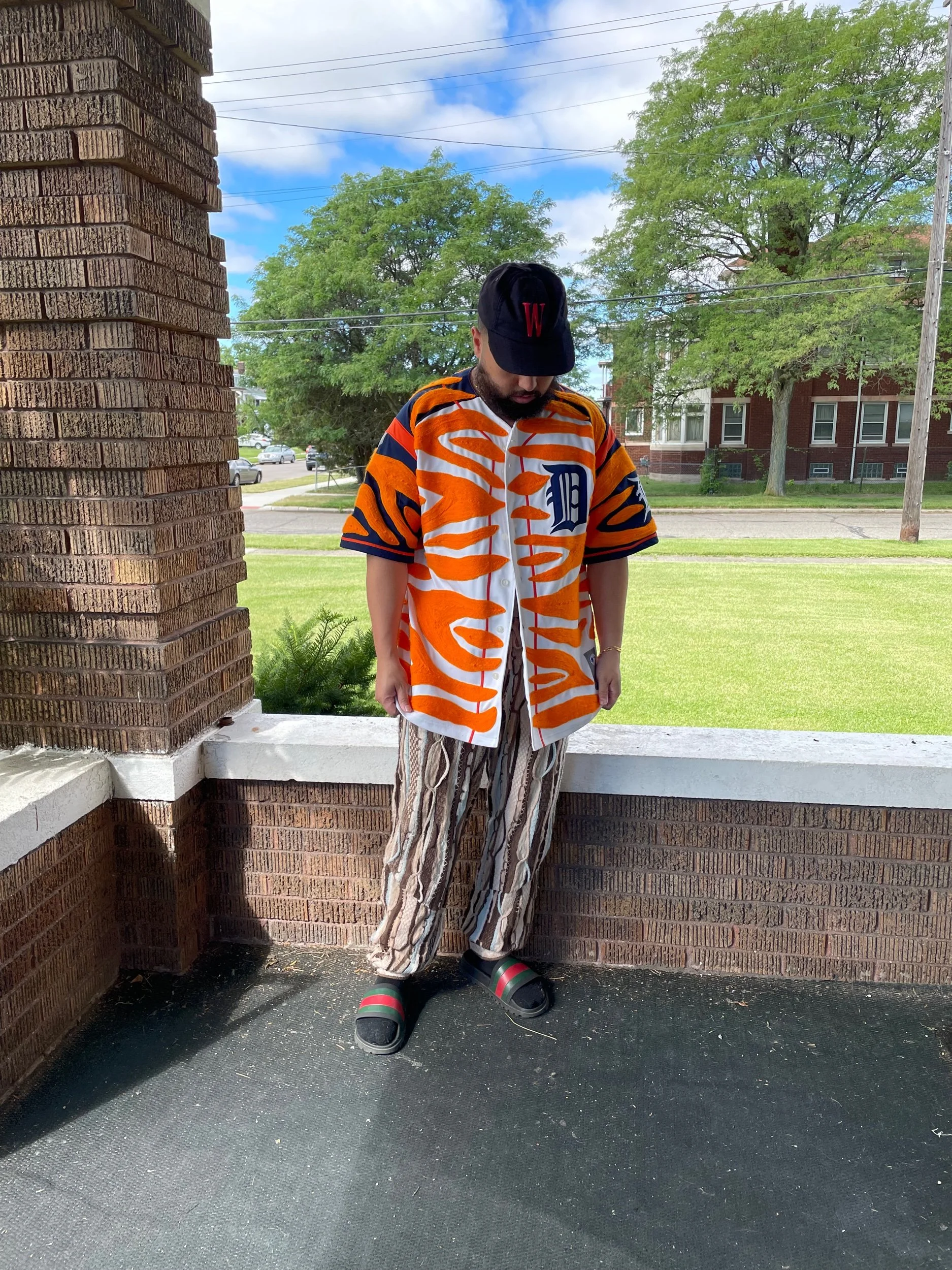 Tiger Stripe Detroit Tigers Jersey — Dos Jefes Garments
