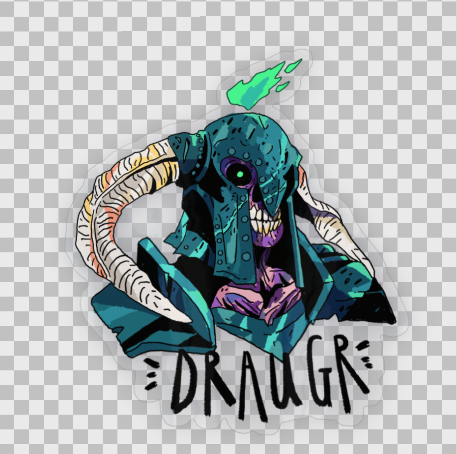 DRAUGR sticker