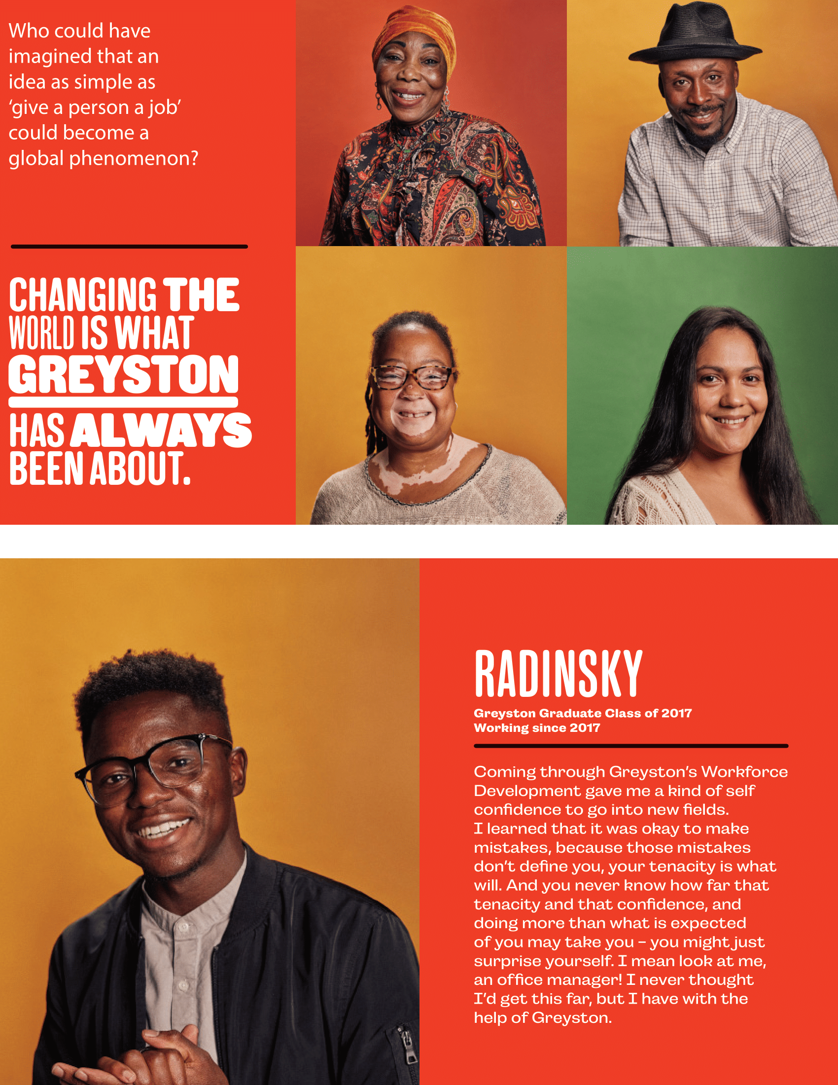 Cover of the 2019 direct mail fundraising campaign