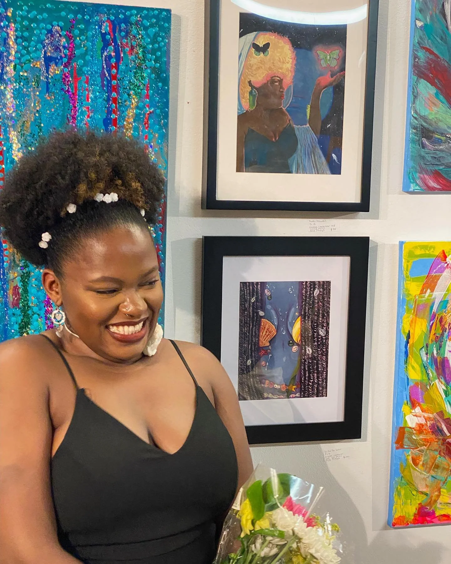 Where do I begin!!

I want to say a huge thank you to @ylamarrogers and @elbarriosartspace for accepting my work into the wonderful Women Celebrate Women show for a second year in a row. It is a pleasure and an honor to be a part of and I hold it ver