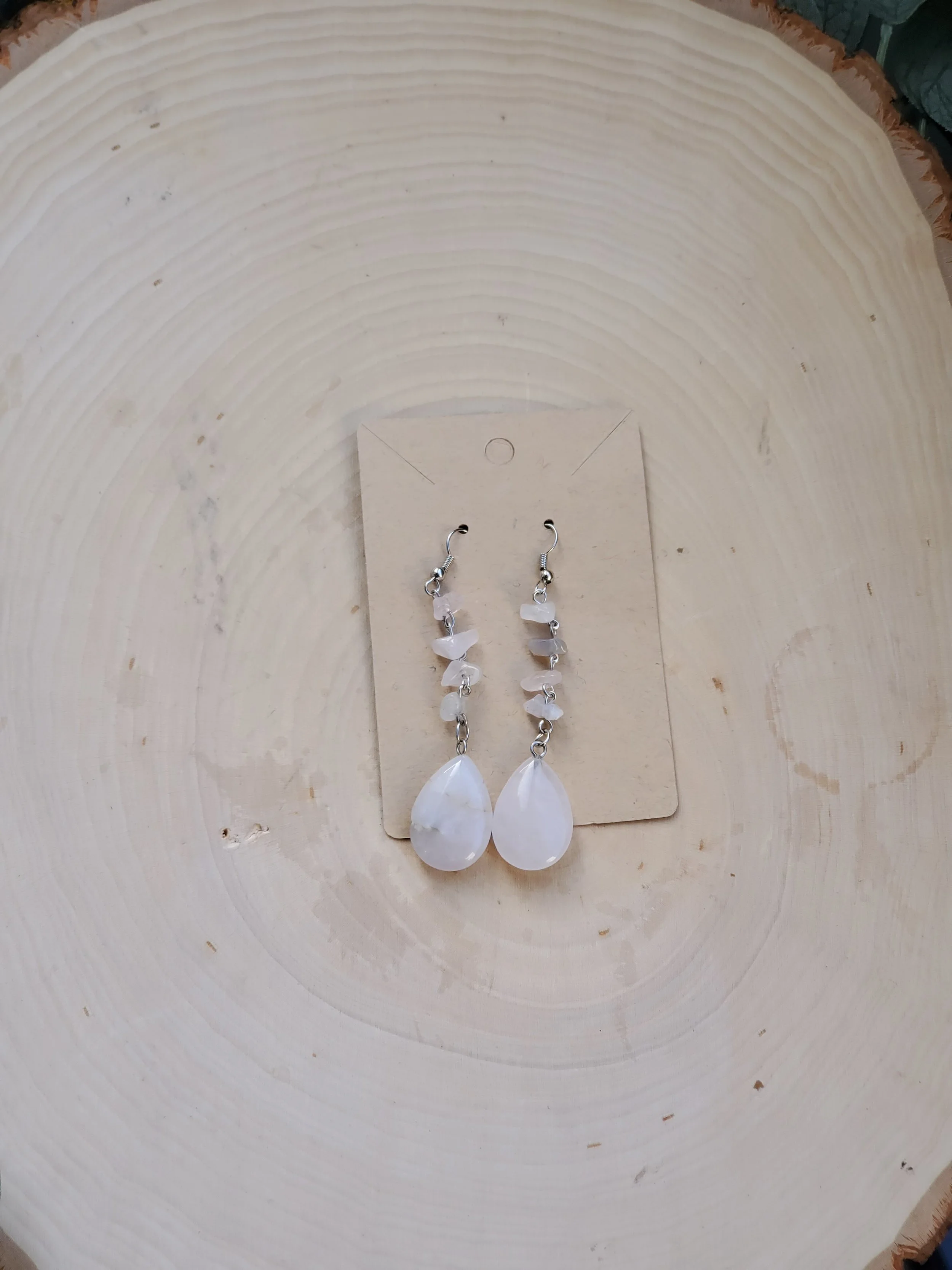 Rose Quartz Love Earrings