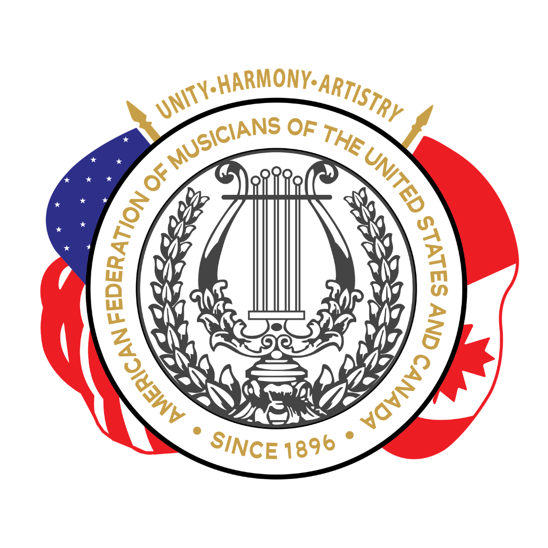 American Federation of Musicians (AFM) Logo, Musicians Union