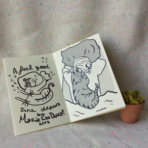 Illustrated Cat mini zine — Marie Lou Duret