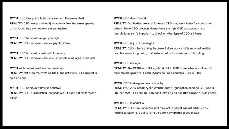 Myth â€“ CBD is Good & THC is bad