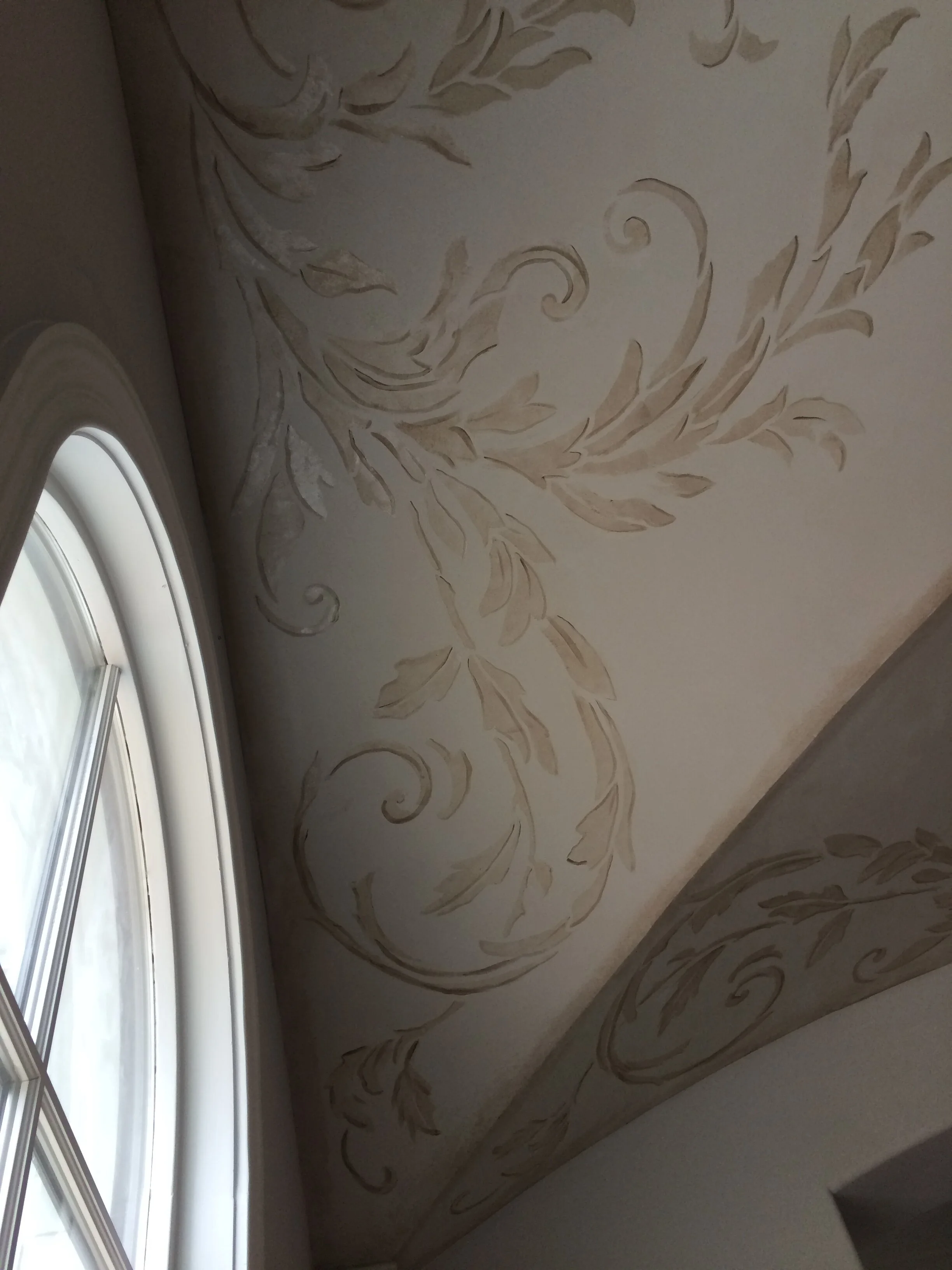 Custom Stencil for Vaulted Ceiling, .JPG