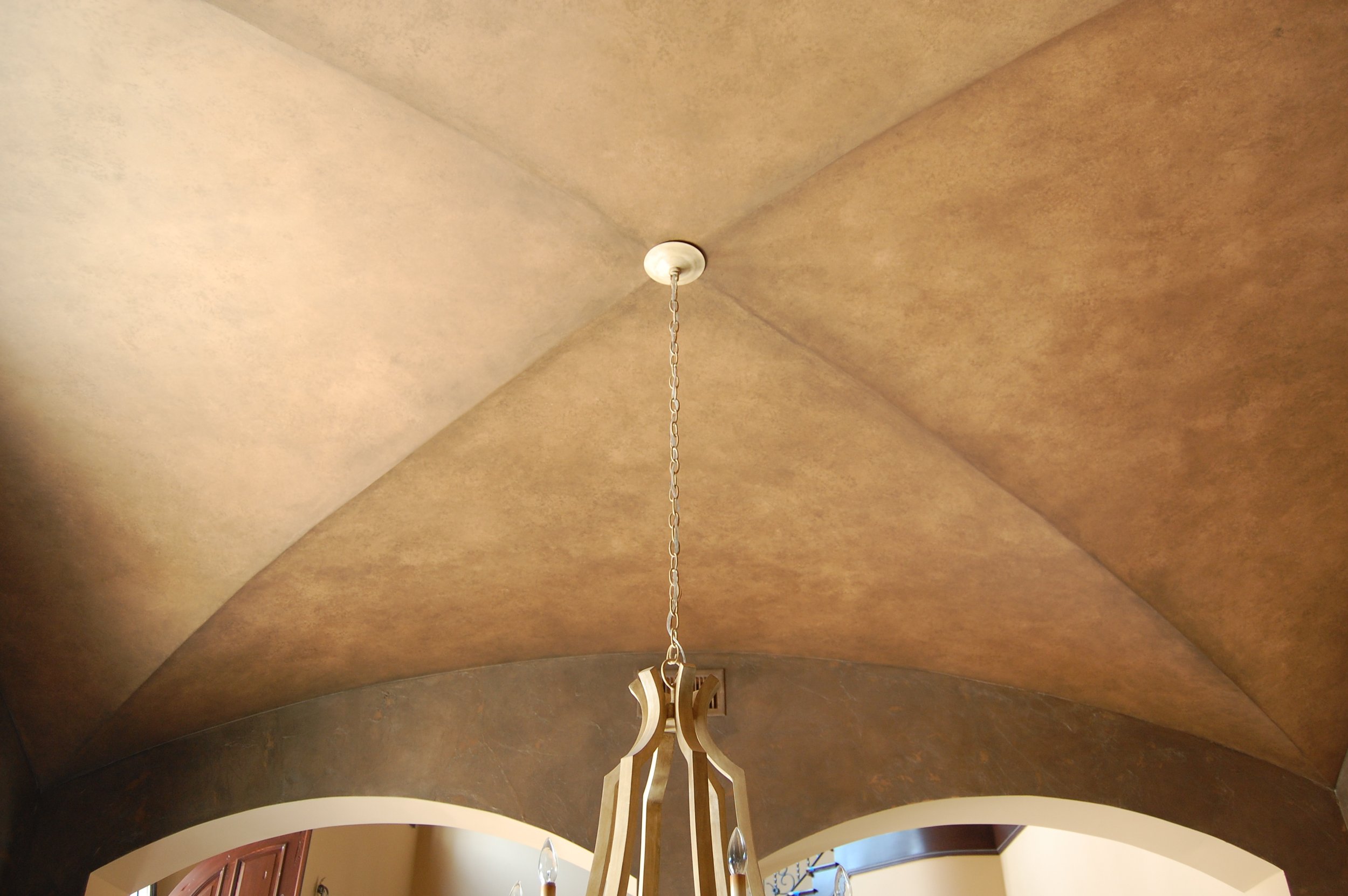 Vaulted ceiling-bronzed.JPG
