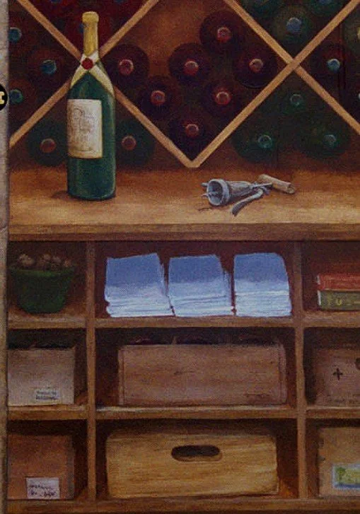 Pantry Painted on Door