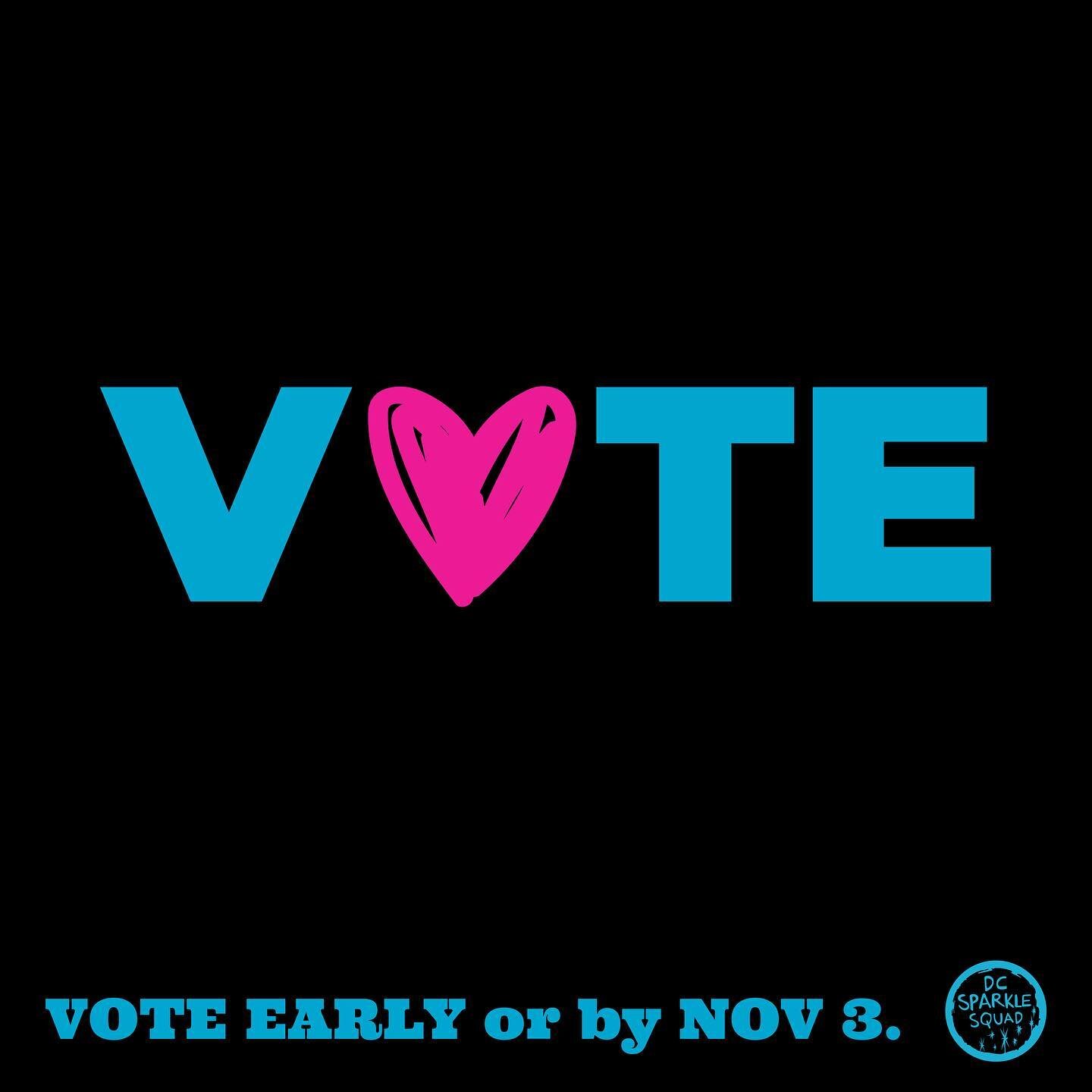 #vote what @dcsparklesquad says!! #love #leadwithlove #goodtrouble #vote2020 #votenovember3rd