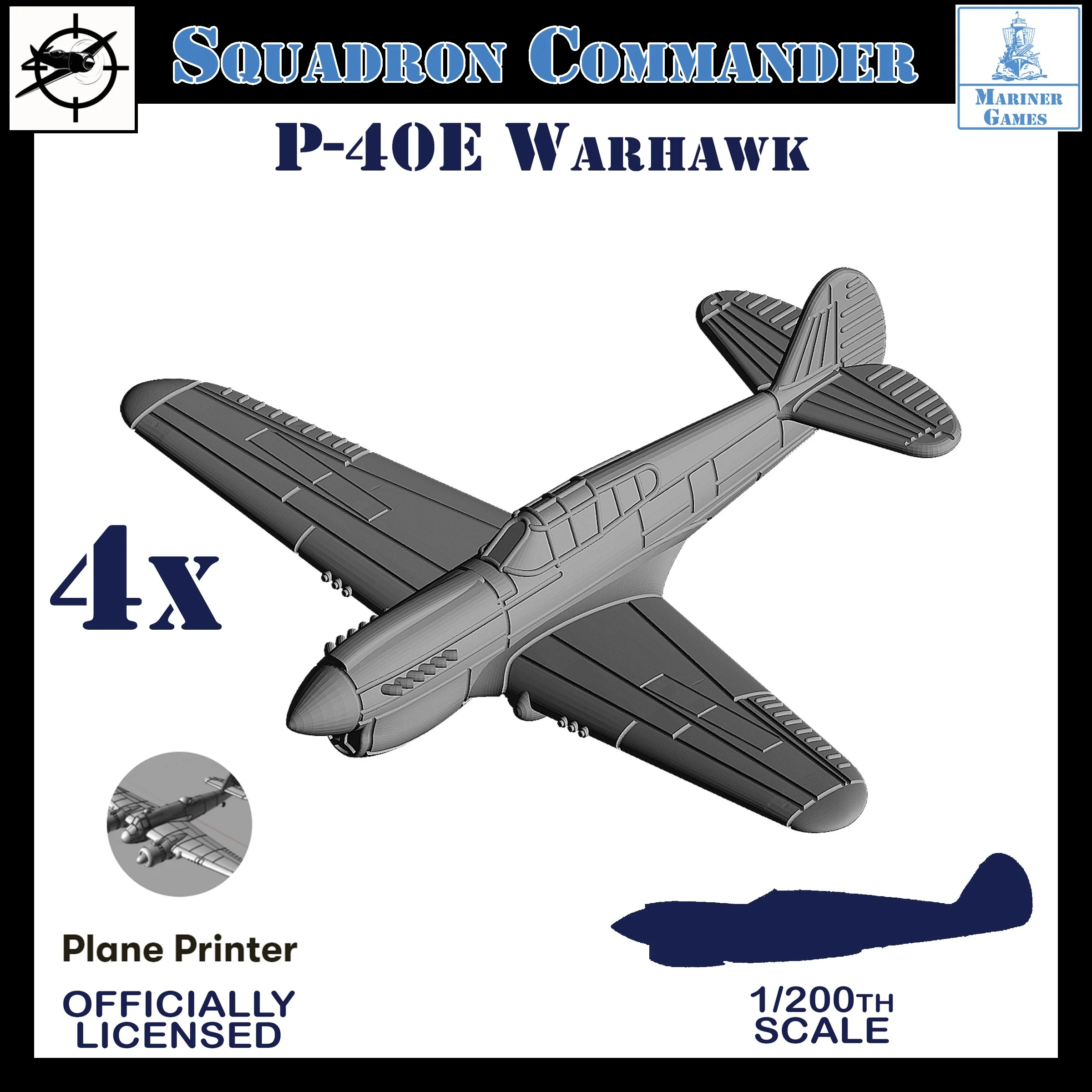 P-40E Warhawk 4-Pack