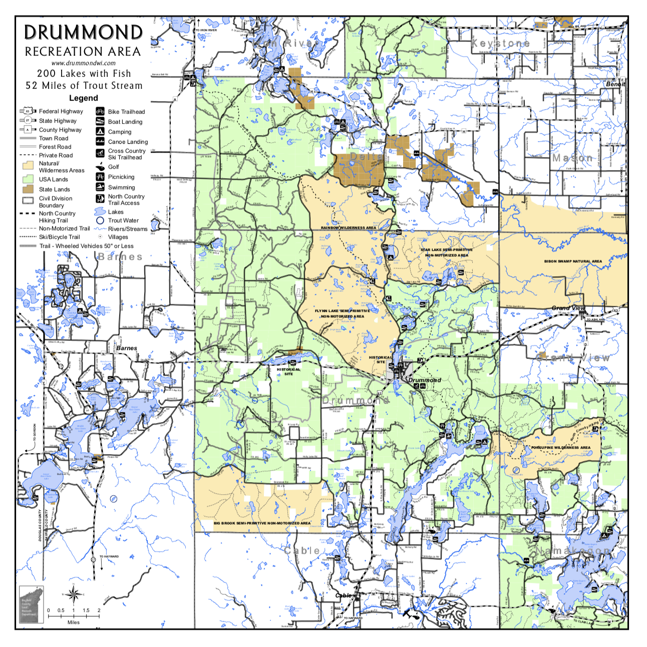 What To Do Around Drummond — Town of Drummond WI Bayfield County