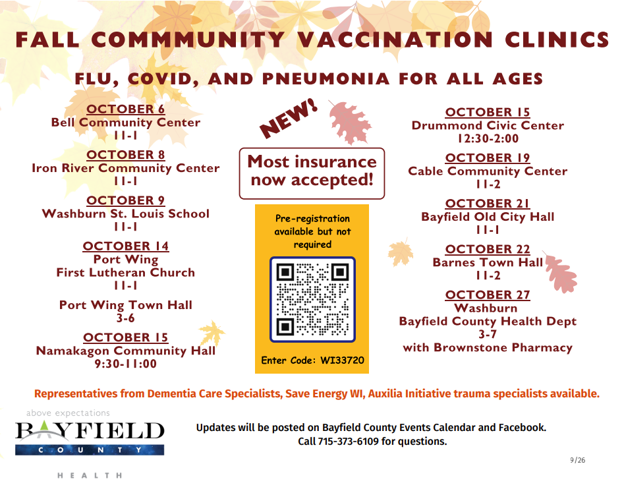 Fall Community Vaccination Clinics
