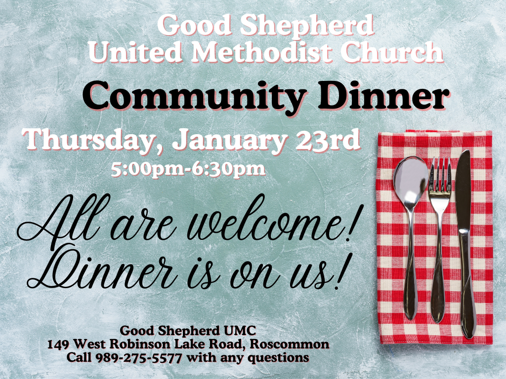 Community Dinner — Good Shepherd United Methodist Church of the North