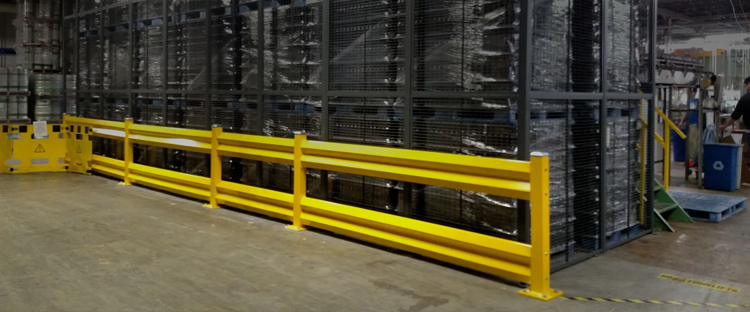 Warehouse Scale Rails Warehouse Guard Rails | Stac Material Handling