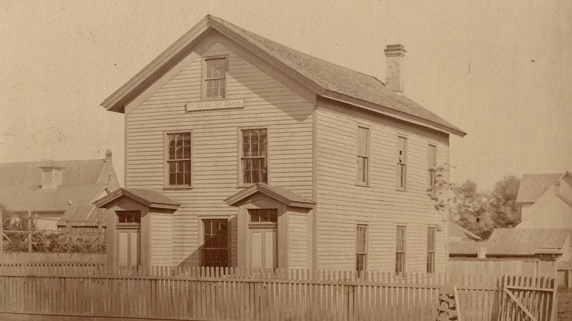 School house on Fort Street in Detroit near Elmwood Cemetery believed to be the “black” school during the Underground Railroad days. As many as 700 students were taught in this building prior to the Civil War when it was illegal to educate black people.