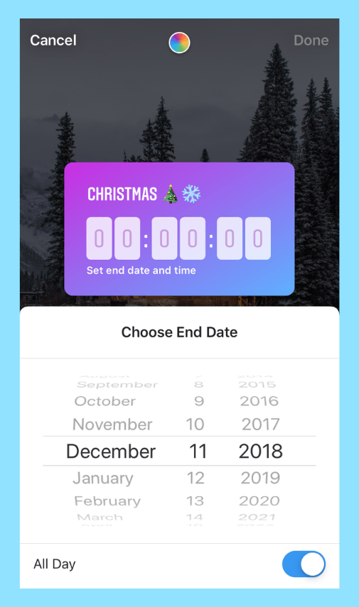 Countdown Feature
