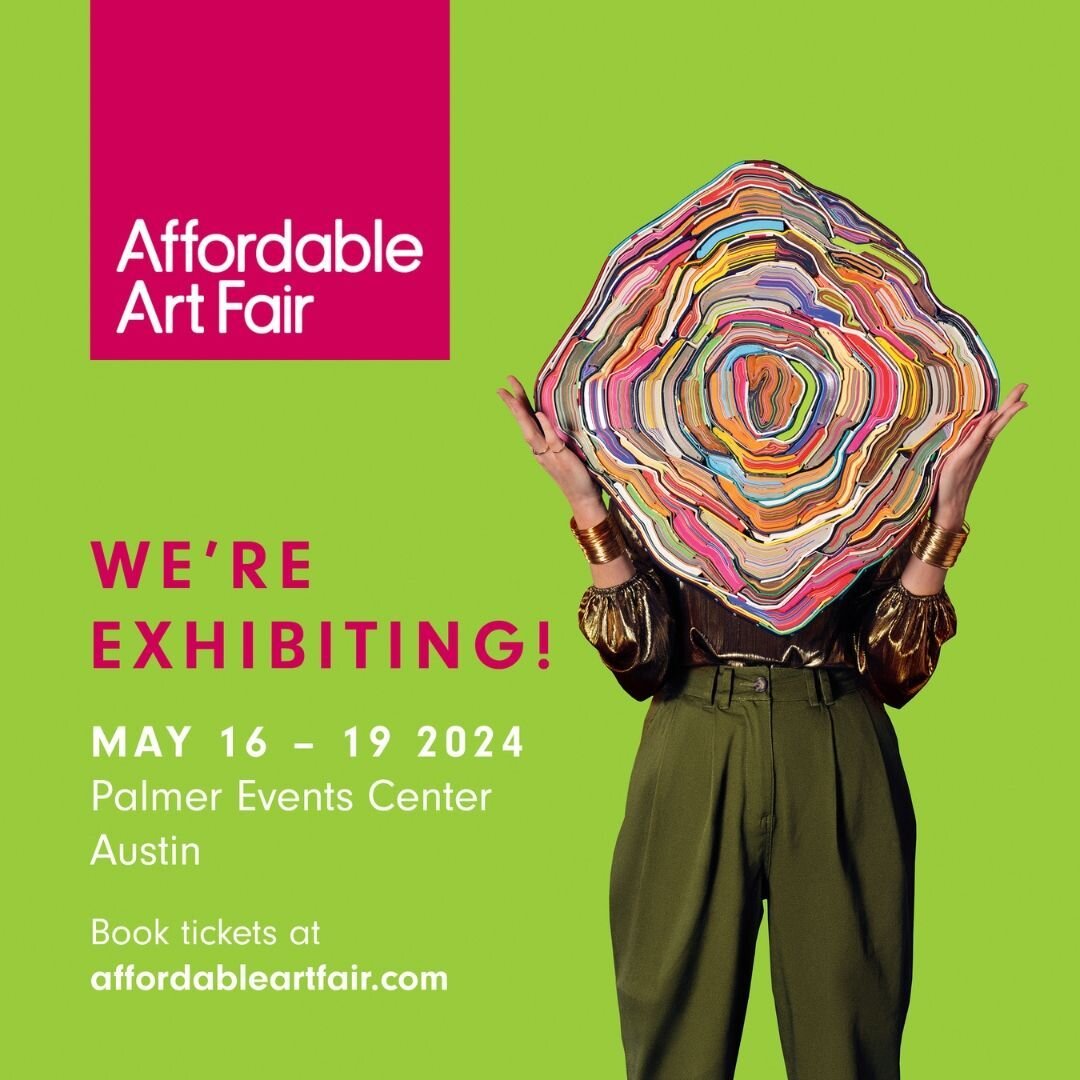 Grab your tickets to the Affordable Art Fair Austin!

We are so excited to be exhibiting with over 55 local, national, and international galleries exhibiting the best in contemporary art from $100 - $10,000.

With special late night events, family ho