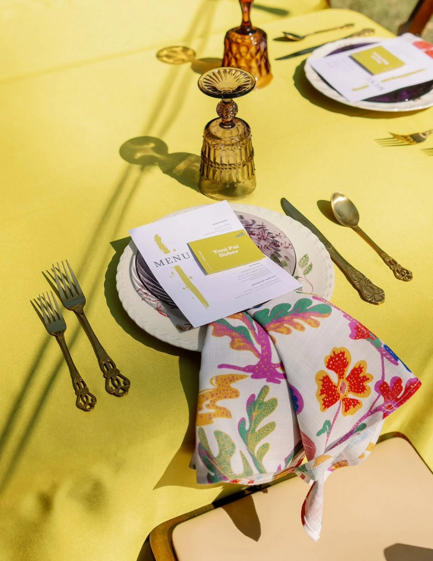 Some weddings are beautiful because of the design. Others are beautiful because of the people. Abby &amp; Justin&rsquo;s was both. Abby has been such a bright spot in my life as a friend and peer, and bringing her colorful, technicolor creative visio