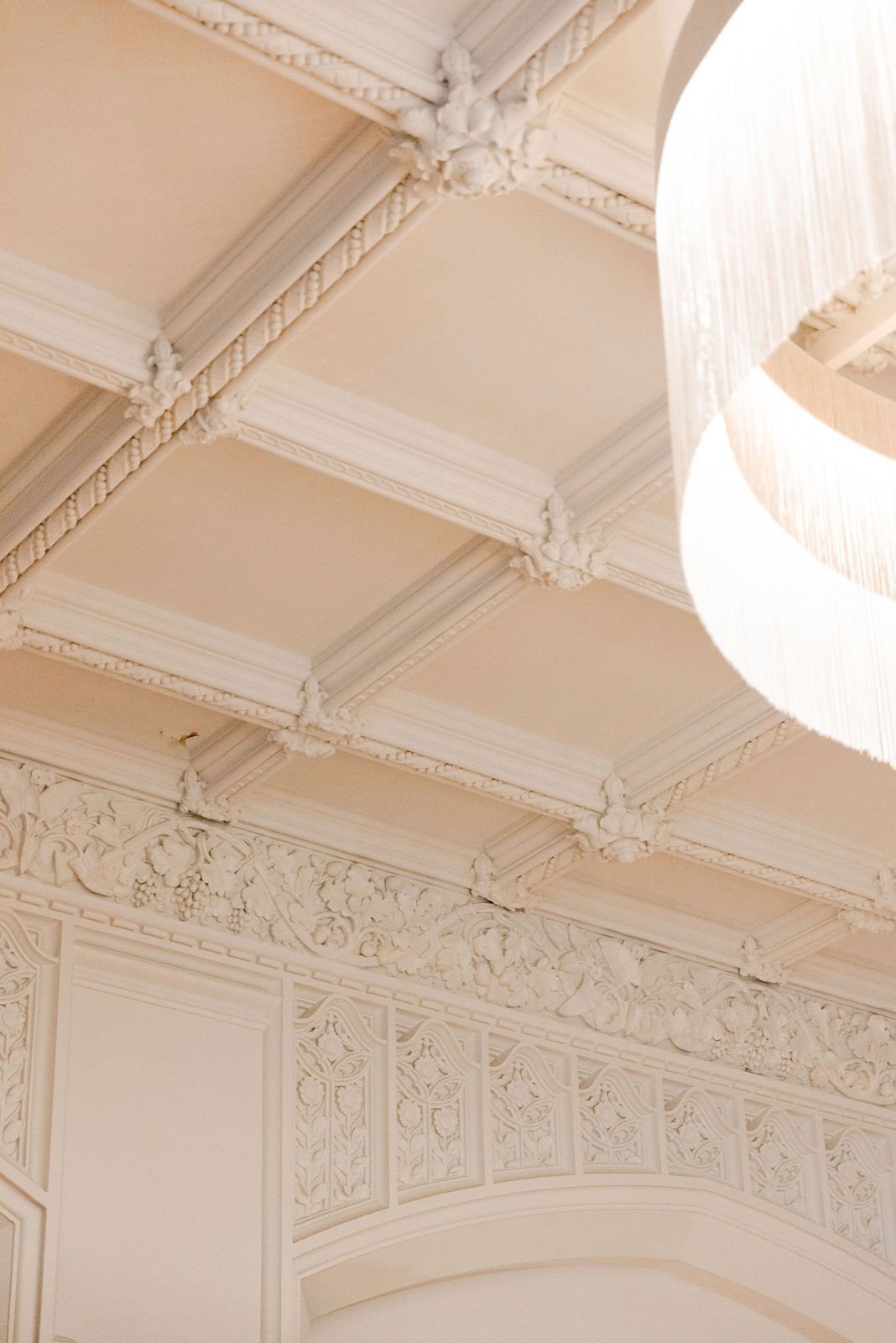 Architectural details at Kansas City wedding venue