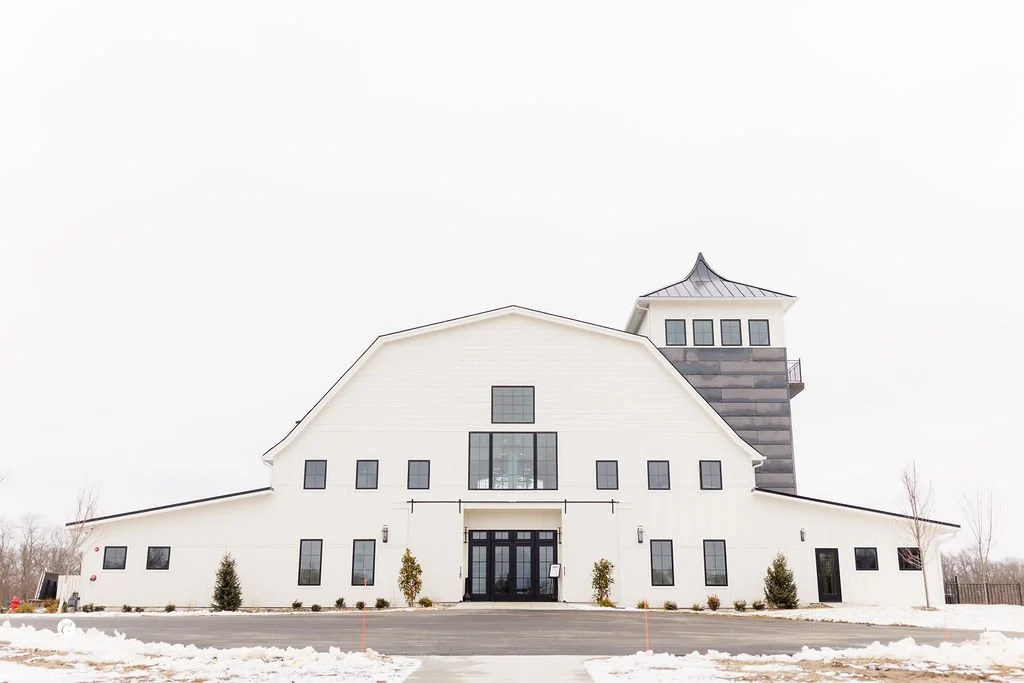 Exterior of White Iron Ridge wedding venue