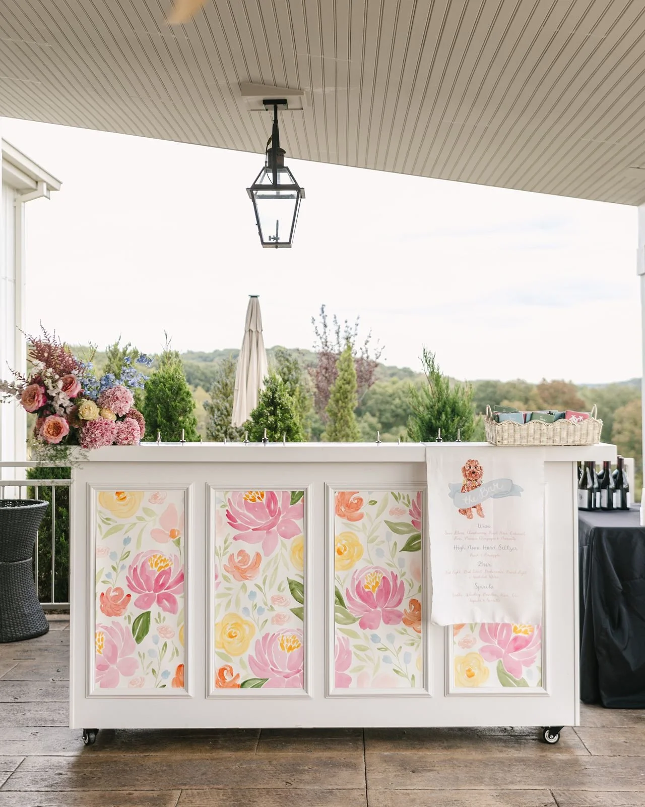 Custom bar design at Westwind Hills wedding