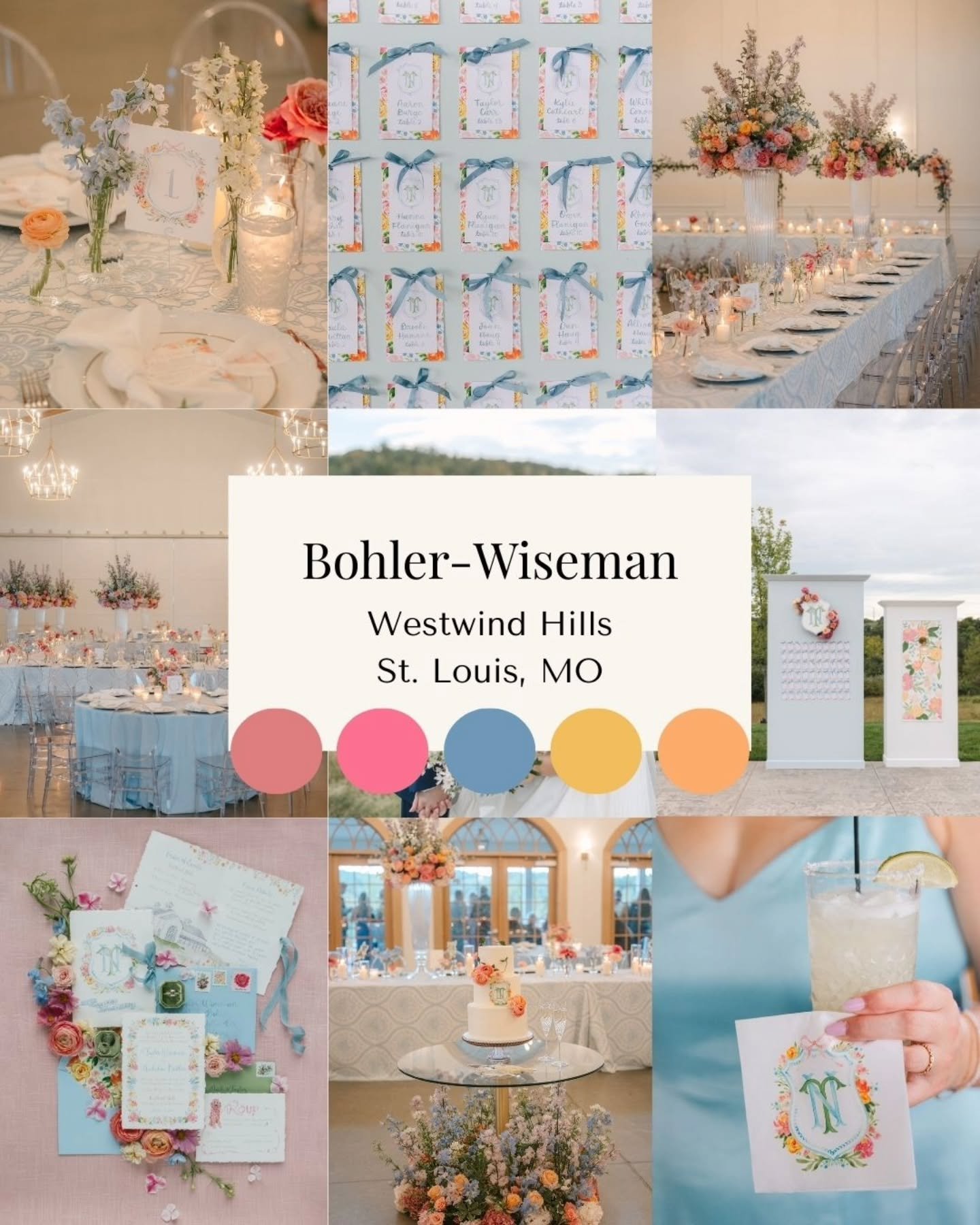 Concepts are beautiful, but they don&rsquo;t build themselves.

For Taylor &amp; Nick&rsquo;s celebration at Westwind, the vision was layered with color, Southern charm, and intentional branding woven throughout the entire guest experience.

What you